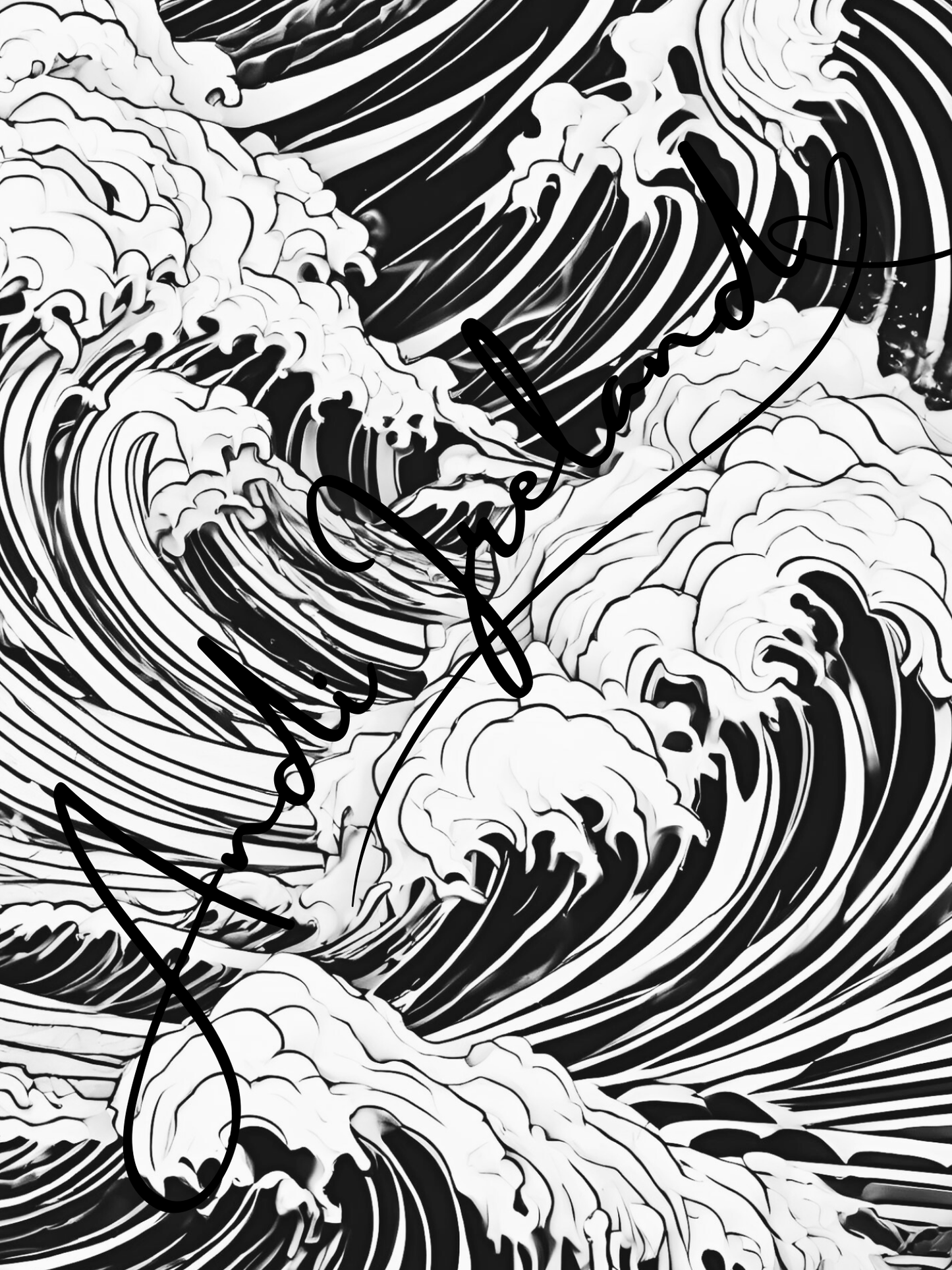 Ocean Waves Patterns Coloring Pages | PDF Download