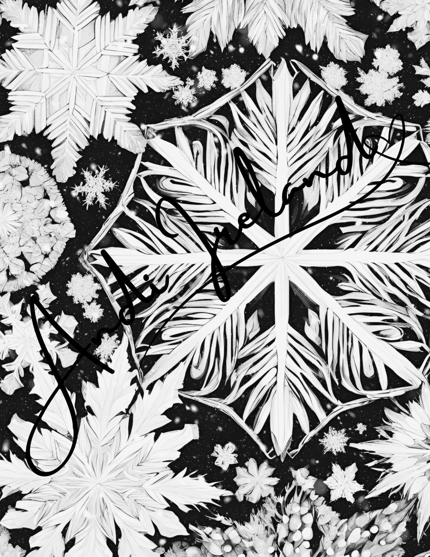 MindSpace Creatives: Adult Coloring Book Snowflake Magic