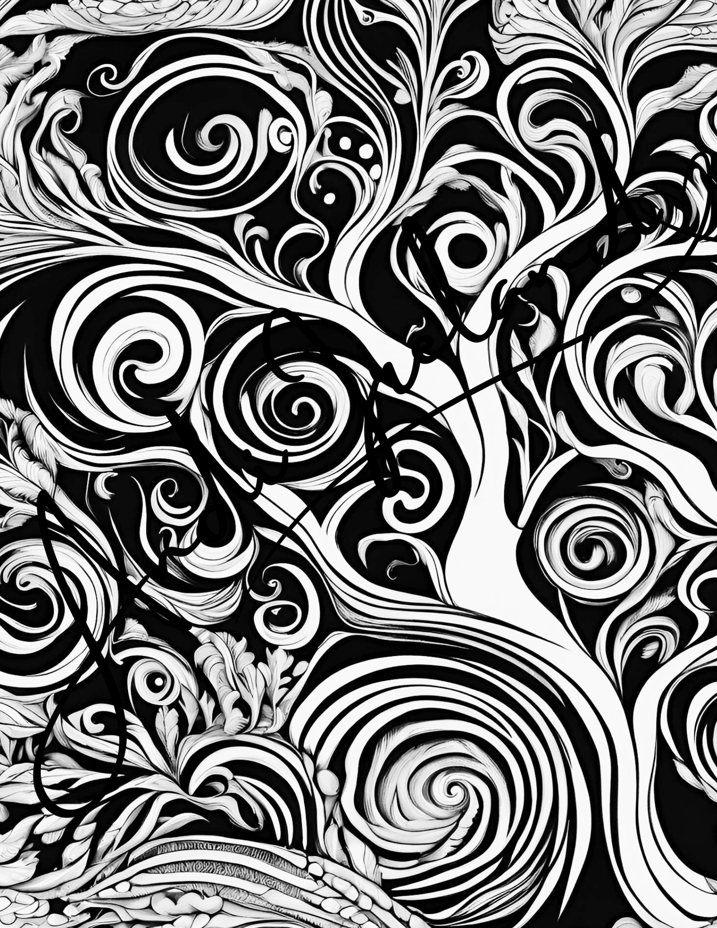 Into The Woods Trees Coloring Pages | PDF Download