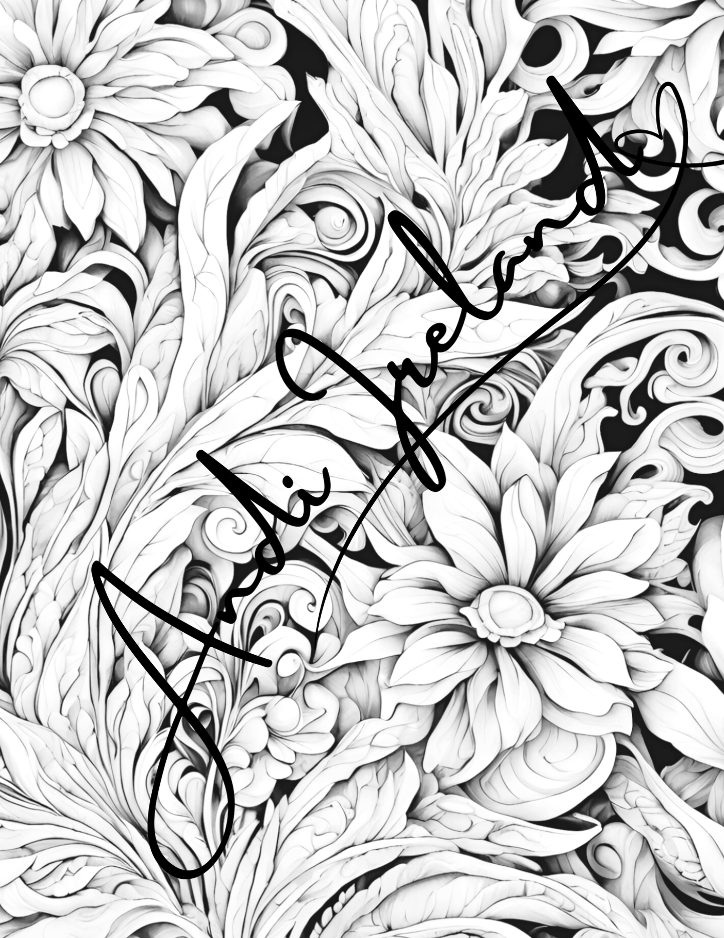 Floral Explosion Abstract Patterns Coloring Pages | PDF Download