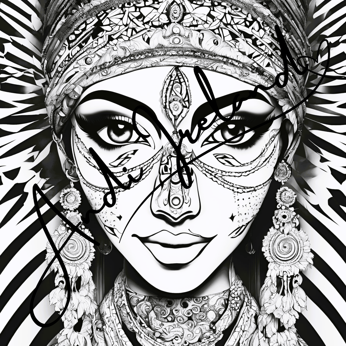 MindSpace Creatives: Adult Coloring Book Goddess