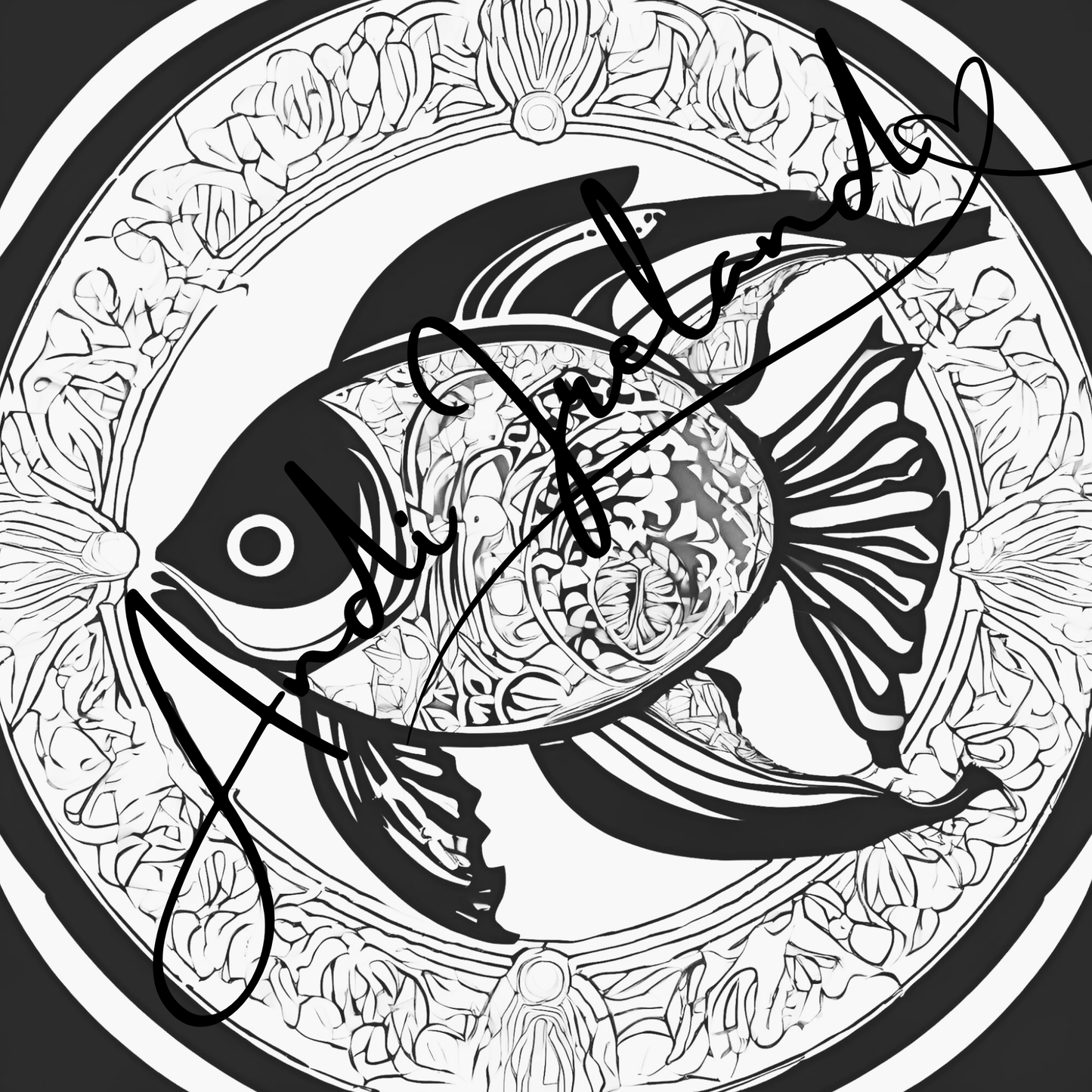 MindSpace Creatives Adult Coloring Book: Creative Coloring Fish Patterns