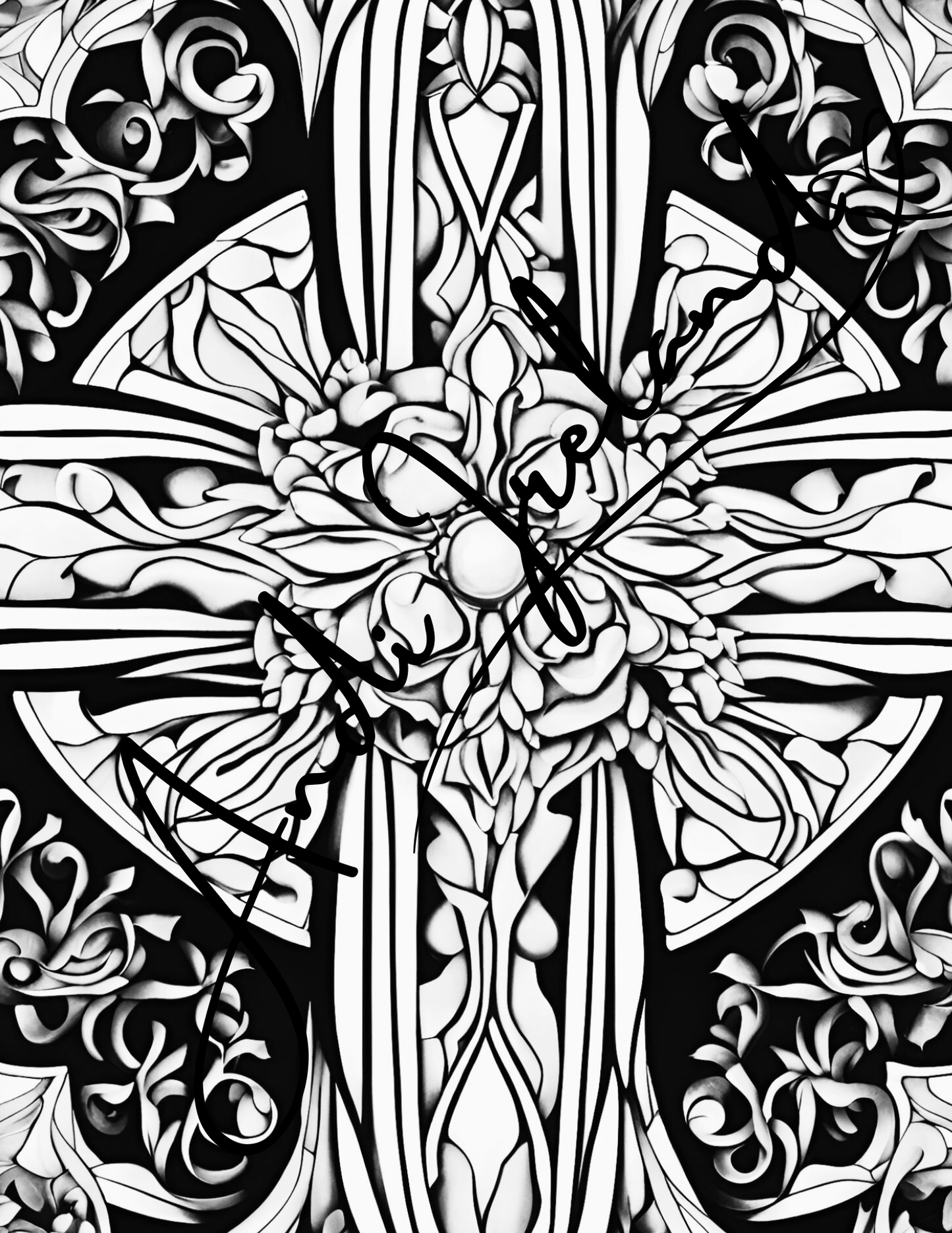 Crossroads Abstract Cross Patterns Coloring Pages | PDF Download