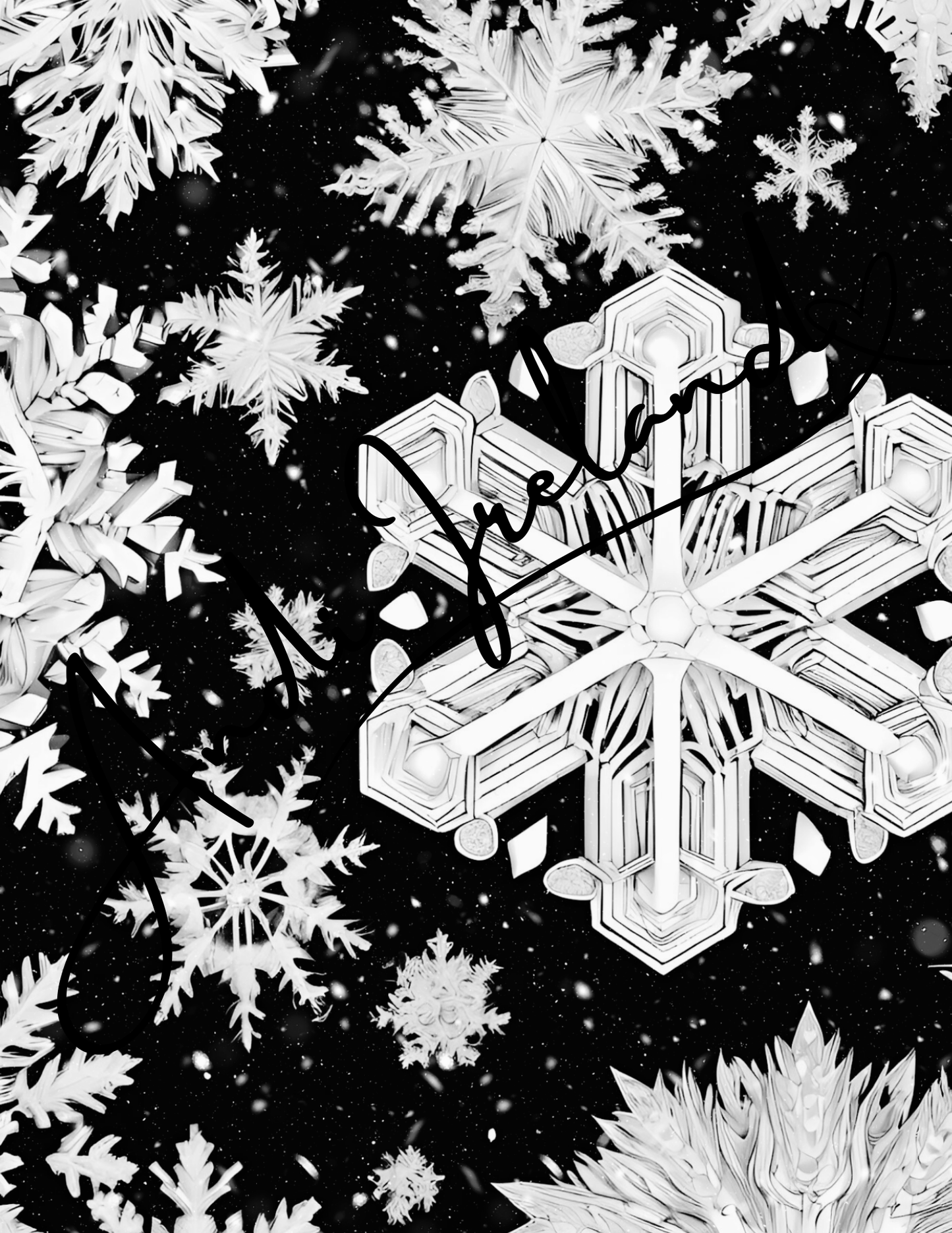 MindSpace Creatives: Adult Coloring Book Snowflake Magic