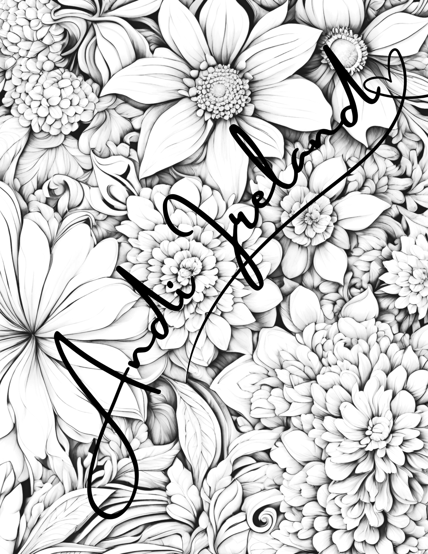 Floral Explosion Abstract Patterns Coloring Pages | PDF Download