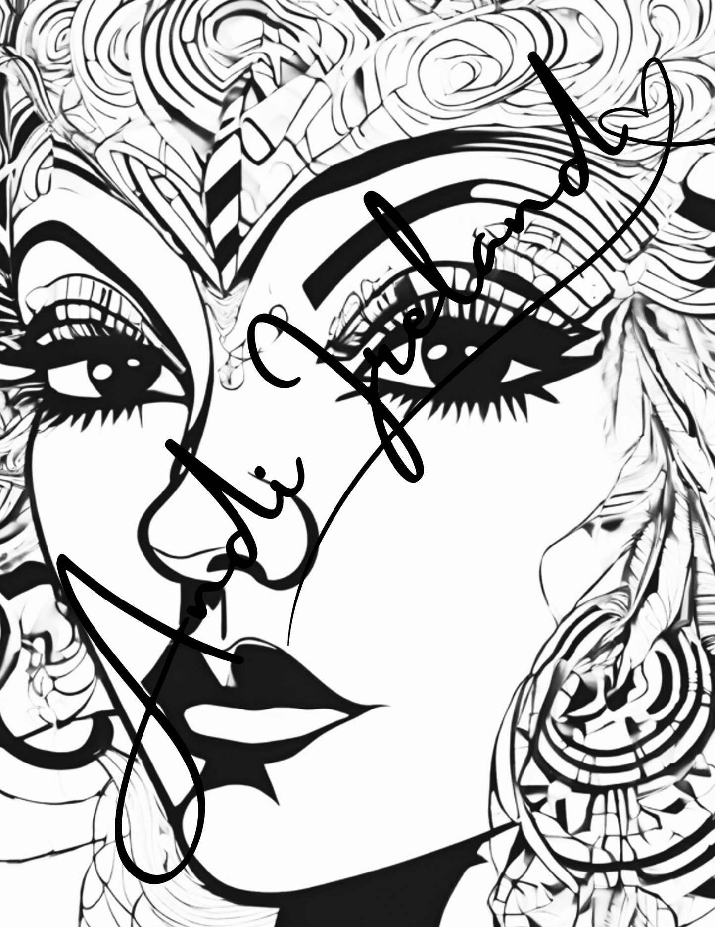 Goddess Energy Coloring Pages | PDF Download