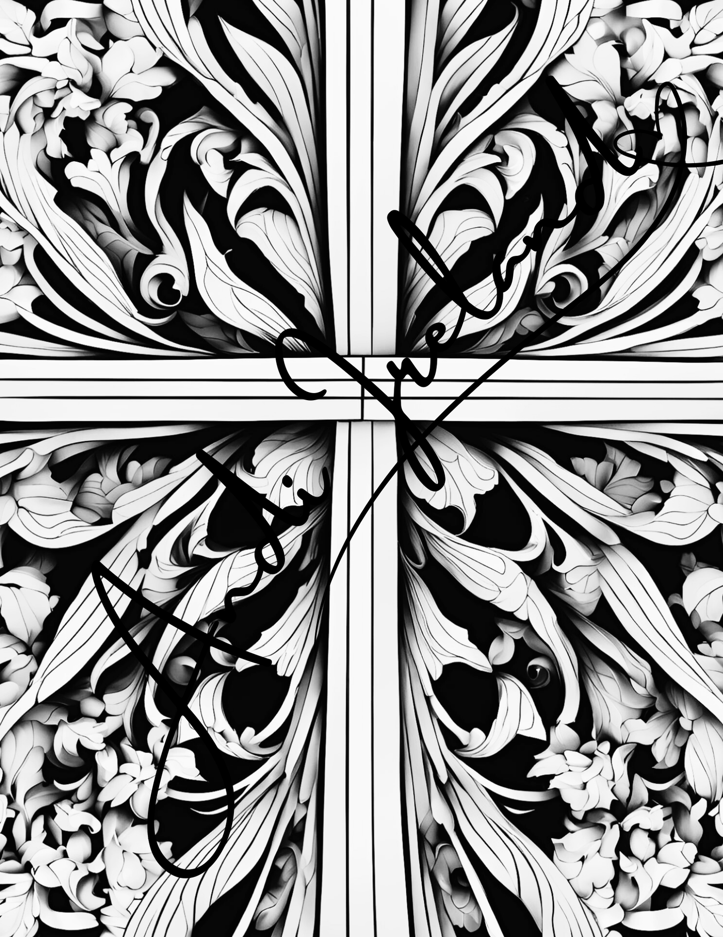 Crossroads Abstract Cross Patterns Coloring Pages | PDF Download