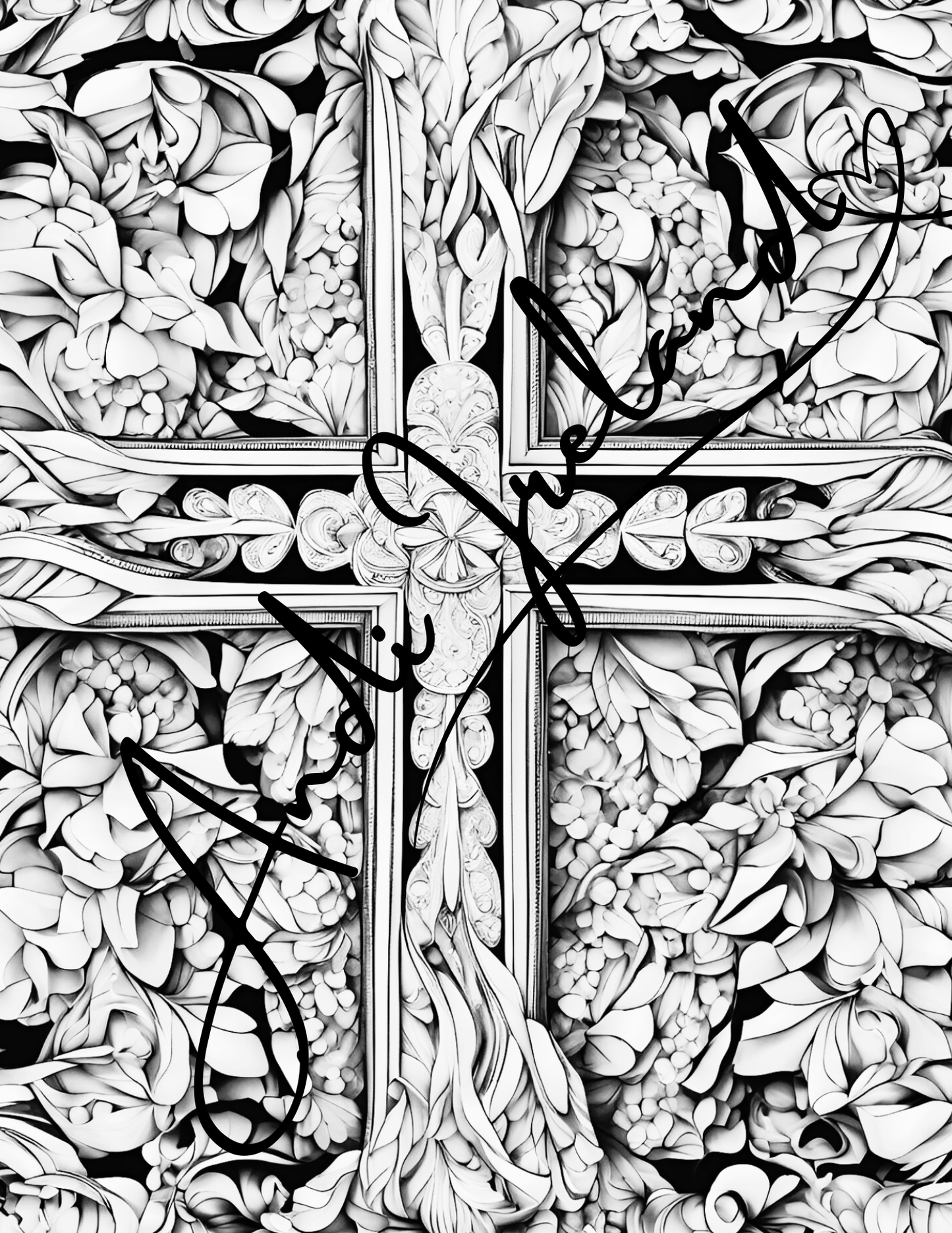 Crossroads Abstract Cross Patterns Coloring Pages | PDF Download