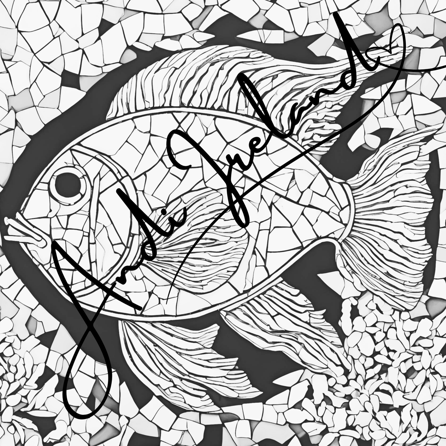 MindSpace Creatives Adult Coloring Book: Creative Coloring Fish Patterns