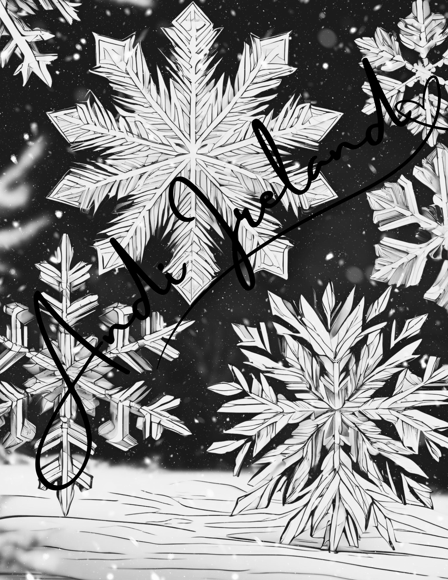 Winter Snowflakes Coloring Pages | PDF Download