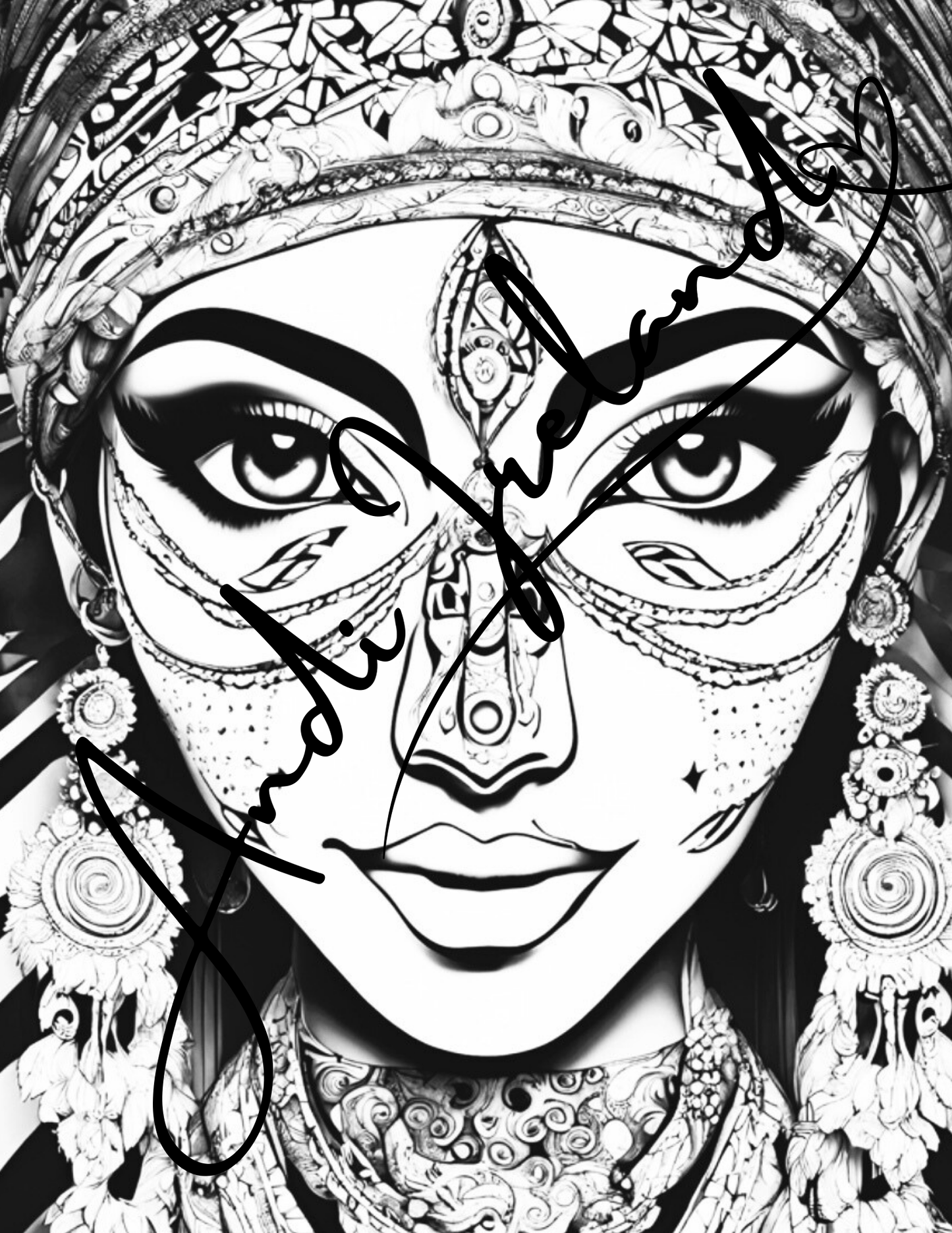 Goddess Energy Coloring Pages | PDF Download