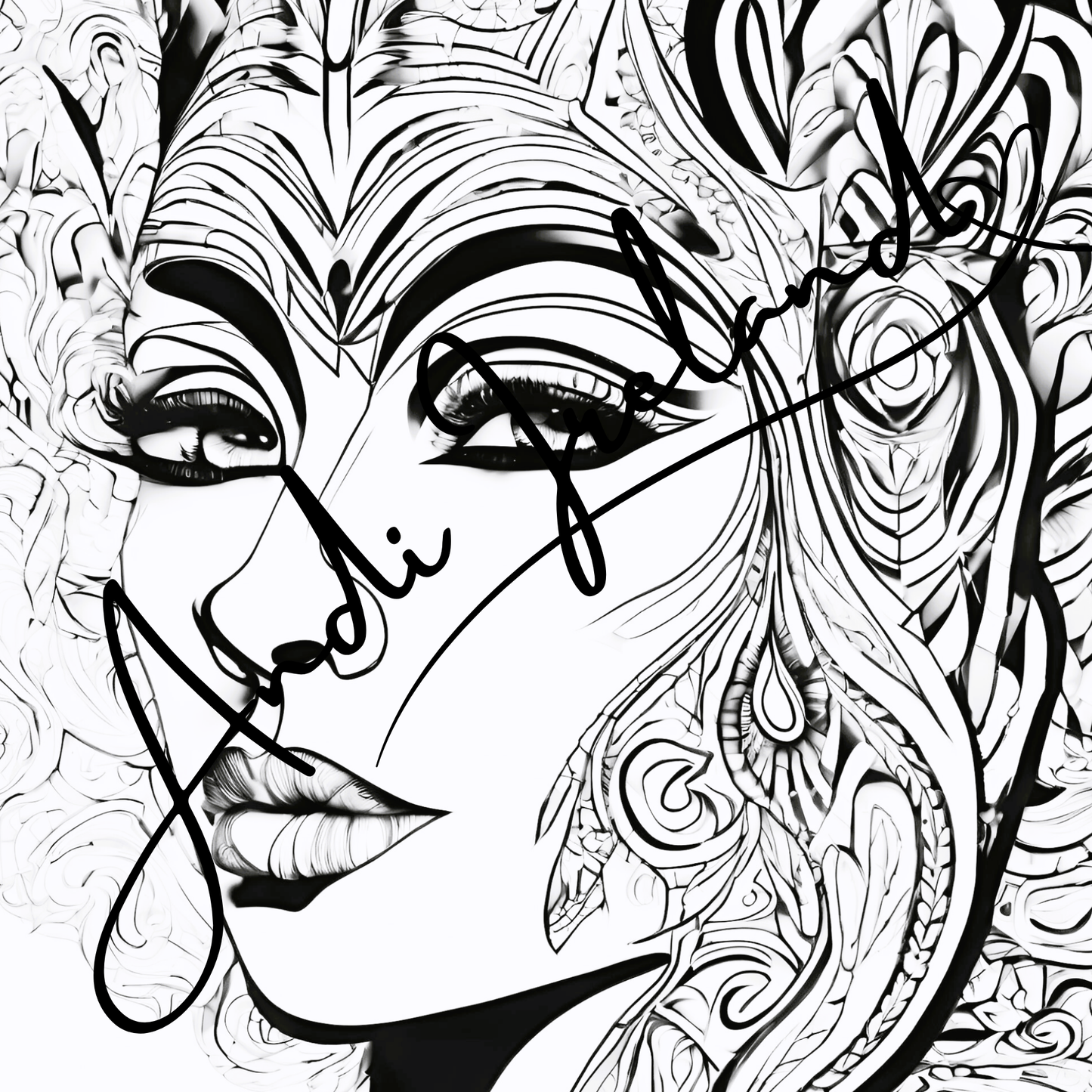 MindSpace Creatives: Adult Coloring Book Goddess