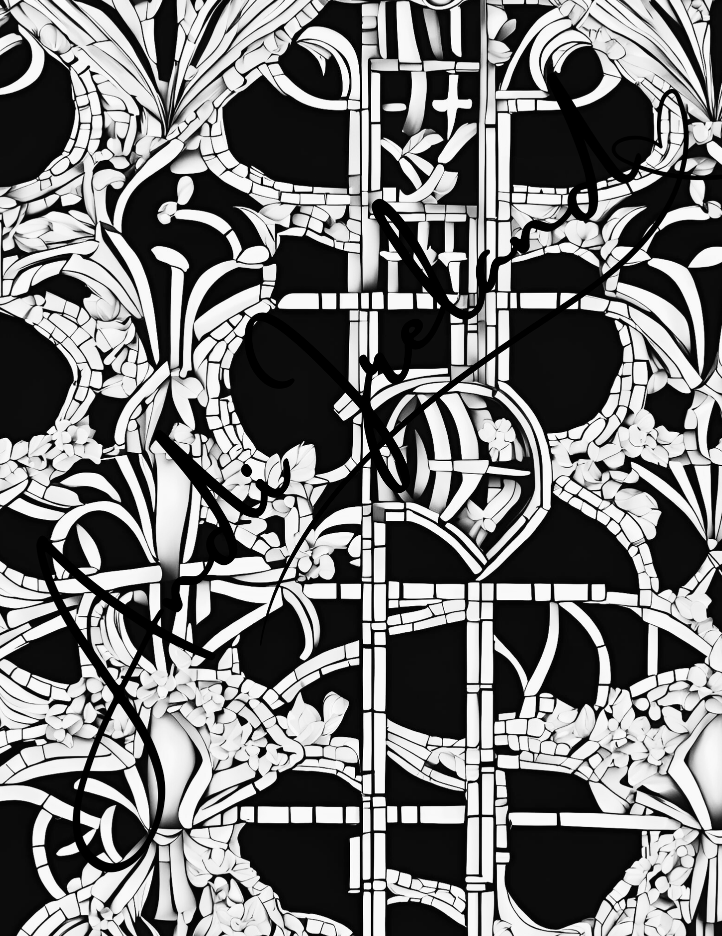 Gothic Patterns Coloring Pages | PDF Download