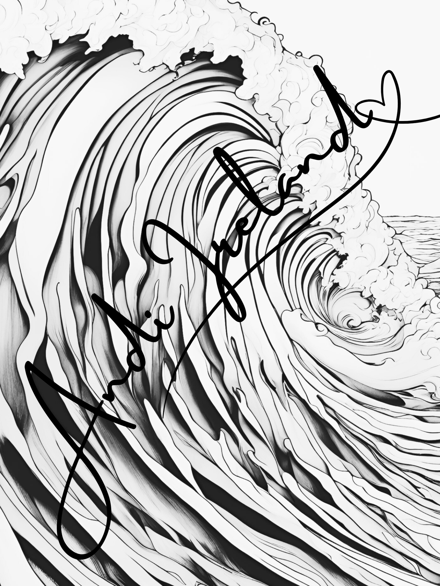 Ocean Waves Patterns Coloring Pages | PDF Download