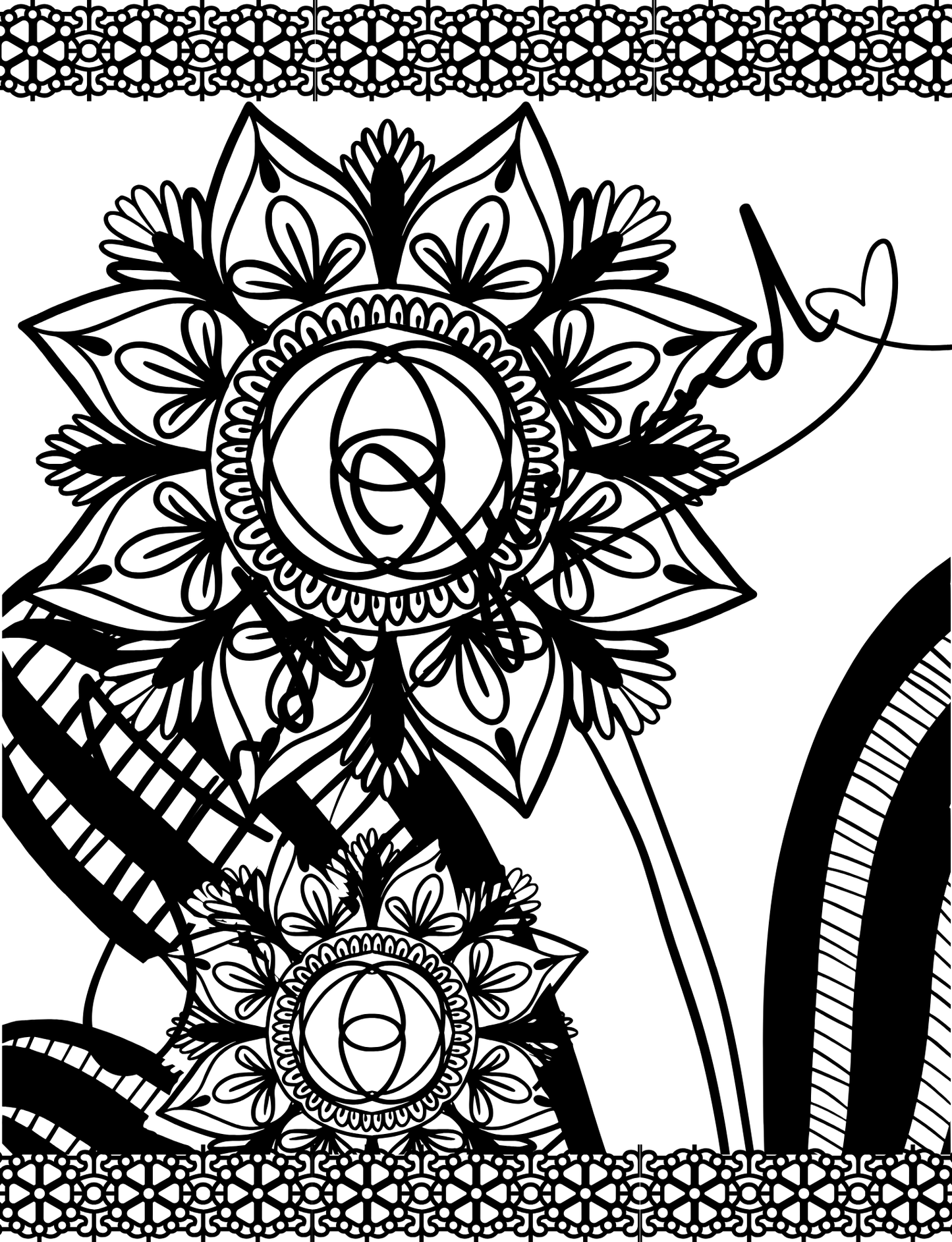 MindSpace Creatives Adult Coloring Book: Florals