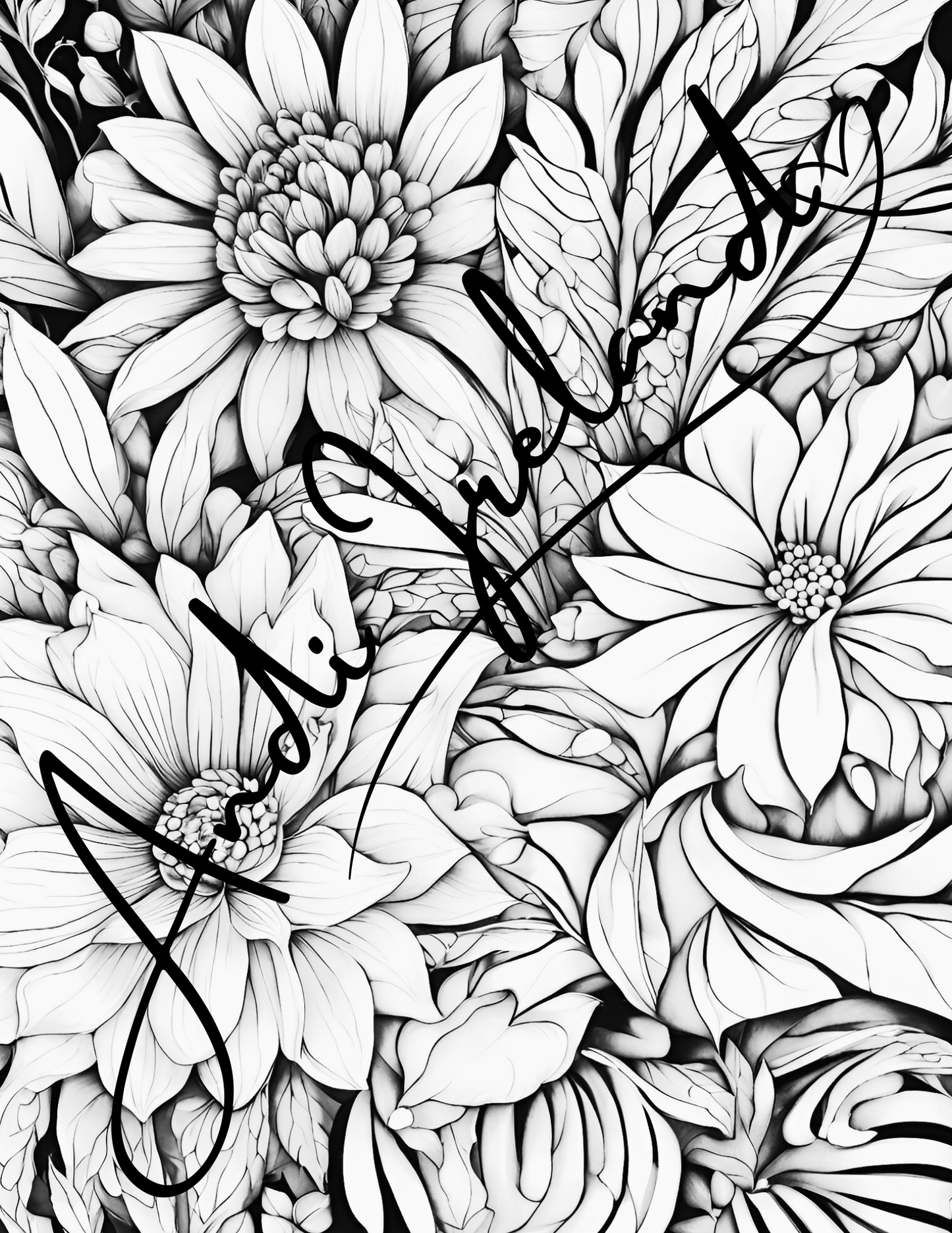 Flowers Patterns Coloring Pages | PDF Download