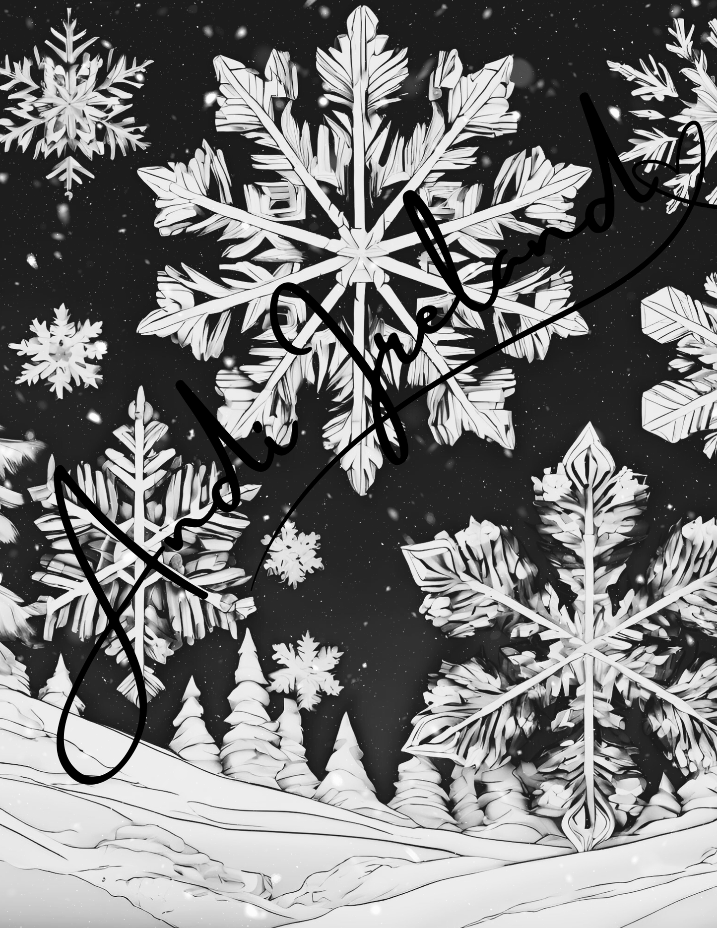 Winter Snowflakes Coloring Pages | PDF Download