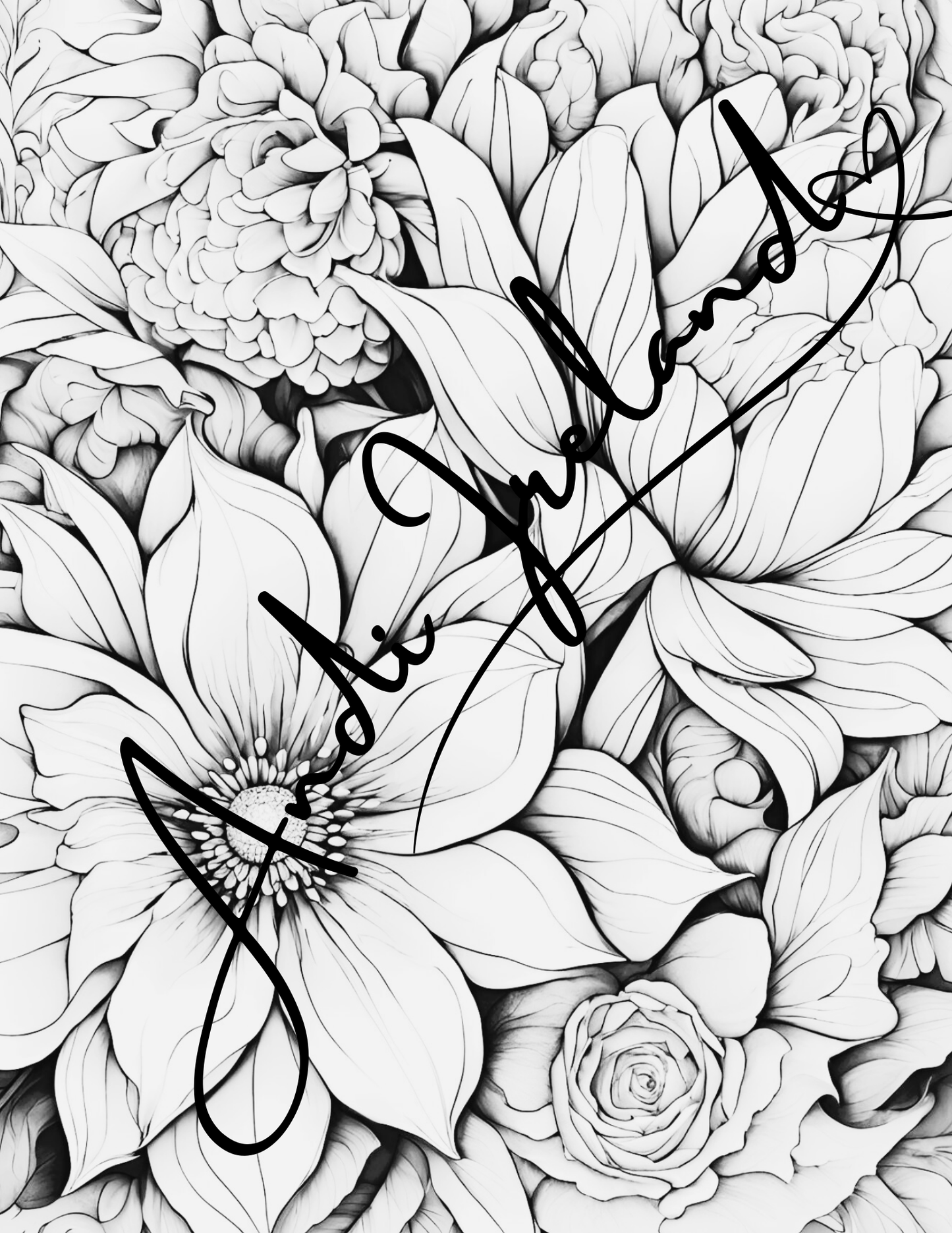 Floral Explosion Abstract Patterns Coloring Pages | PDF Download