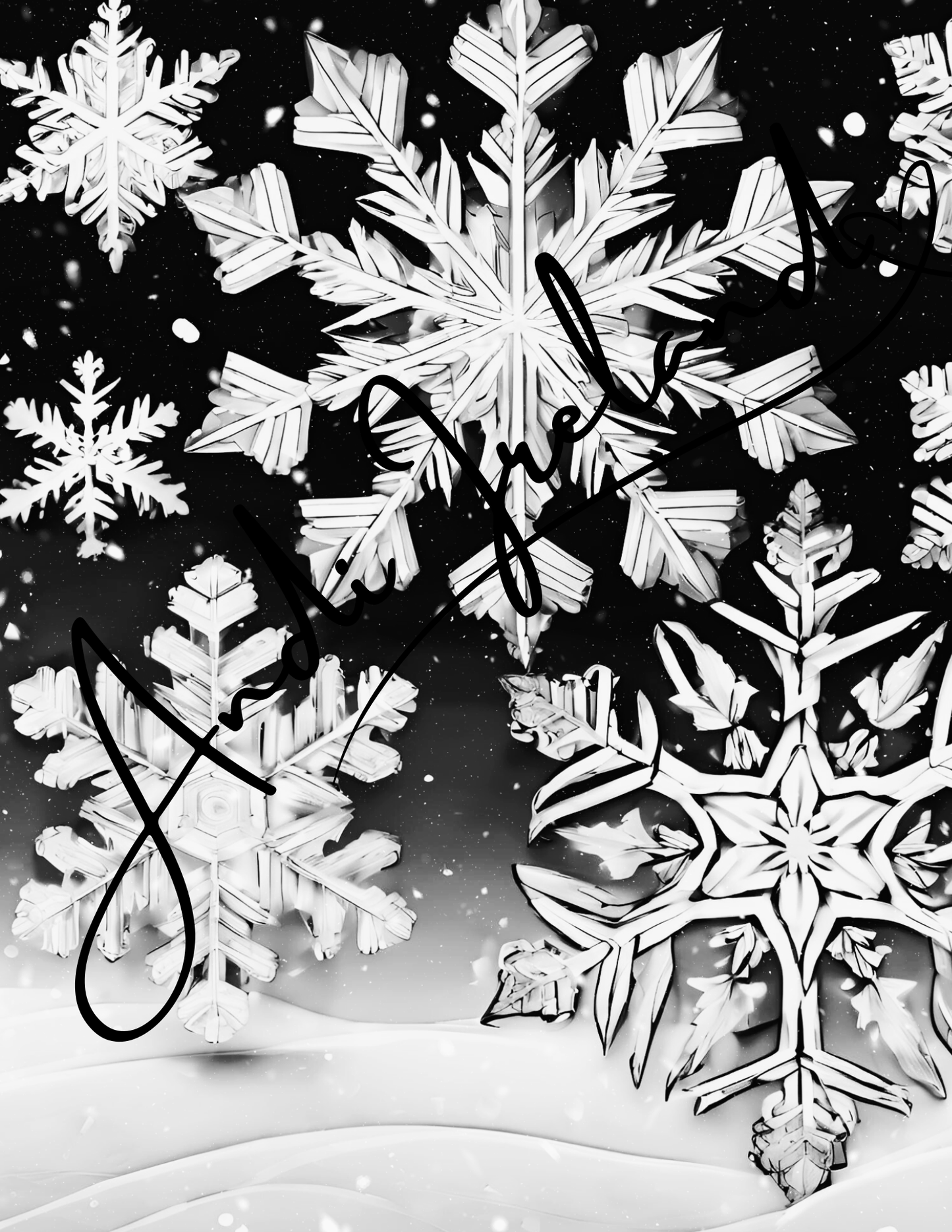 Winter Snowflakes Coloring Pages | PDF Download