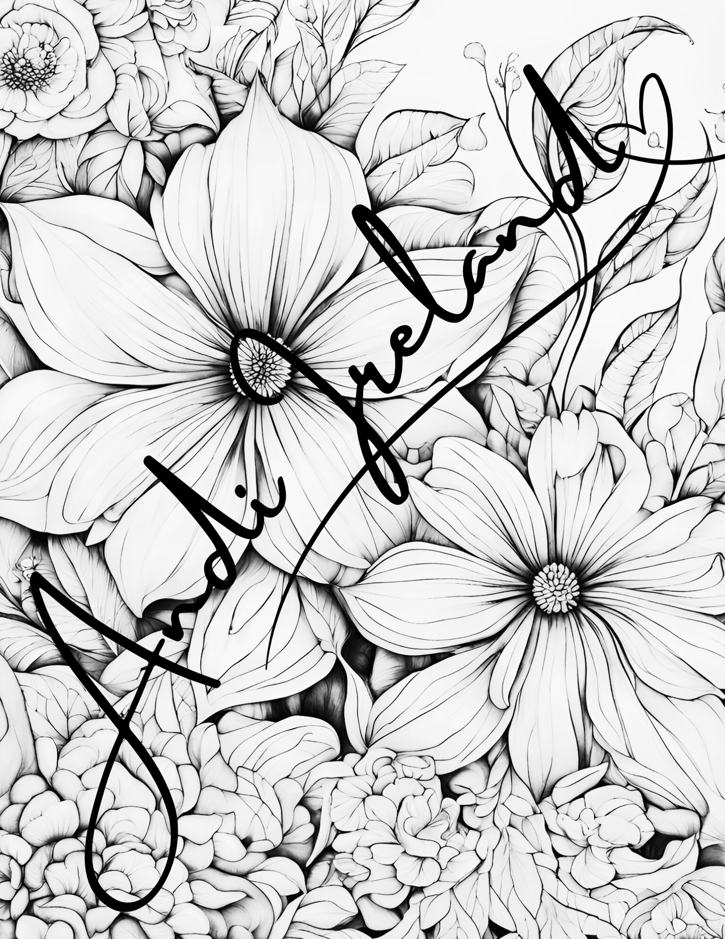 Flowers Patterns Coloring Pages | PDF Download