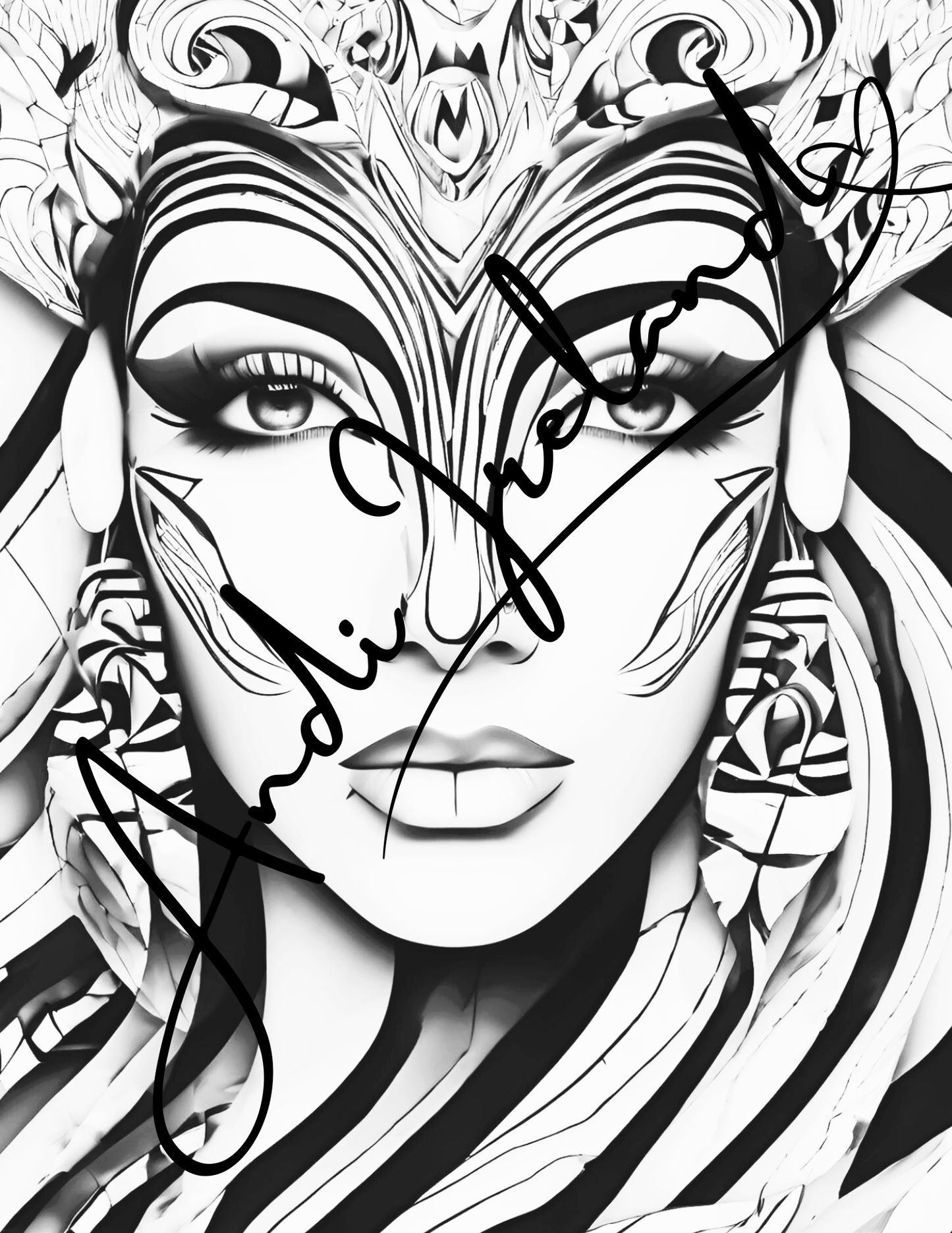 Goddess Energy Coloring Pages | PDF Download