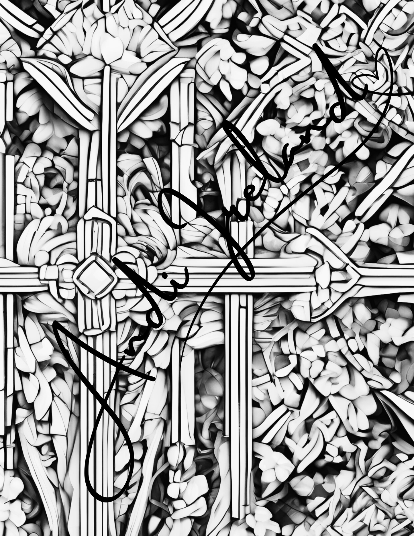 Crossroads Abstract Cross Patterns Coloring Pages | PDF Download