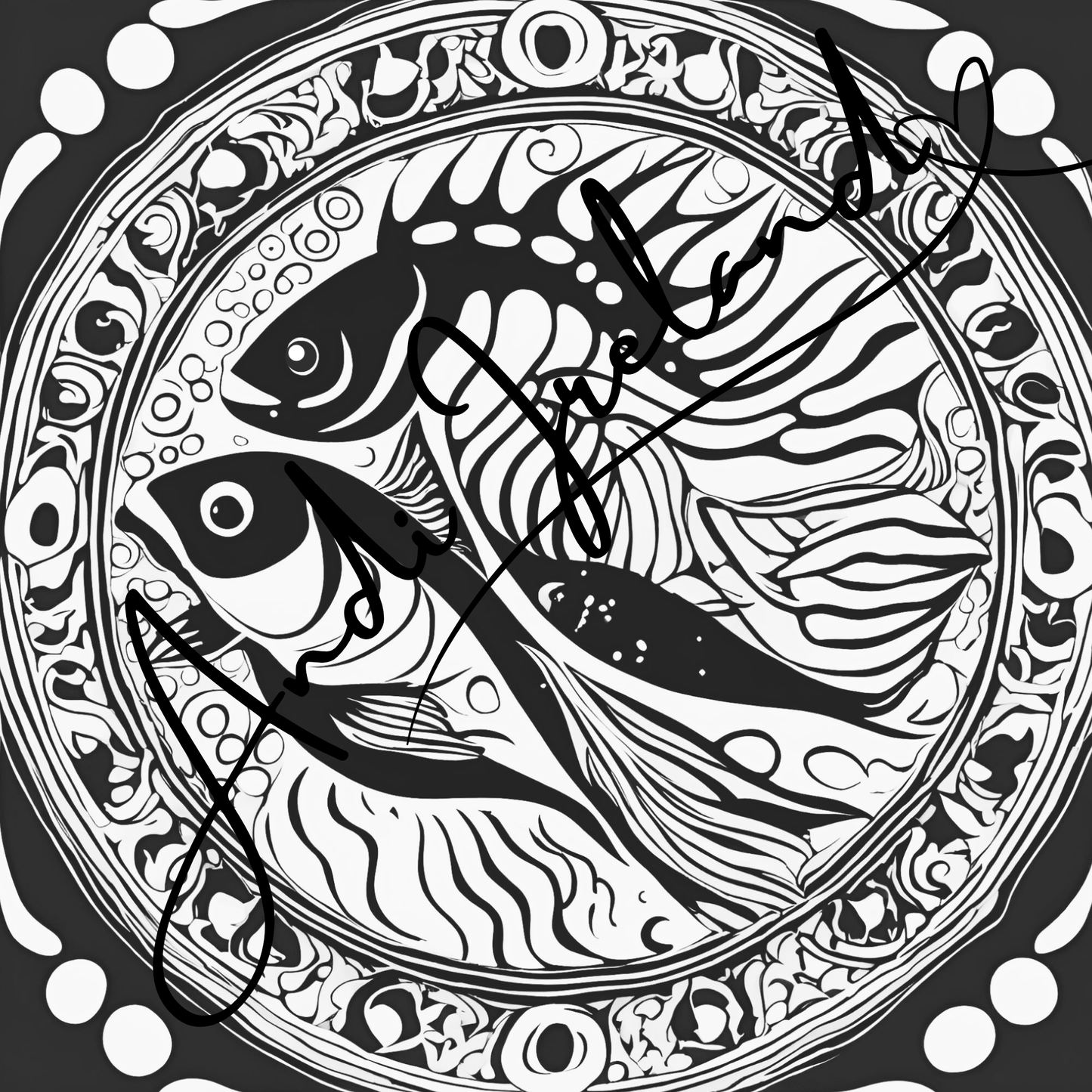 MindSpace Creatives Adult Coloring Book: Creative Coloring Fish Patterns