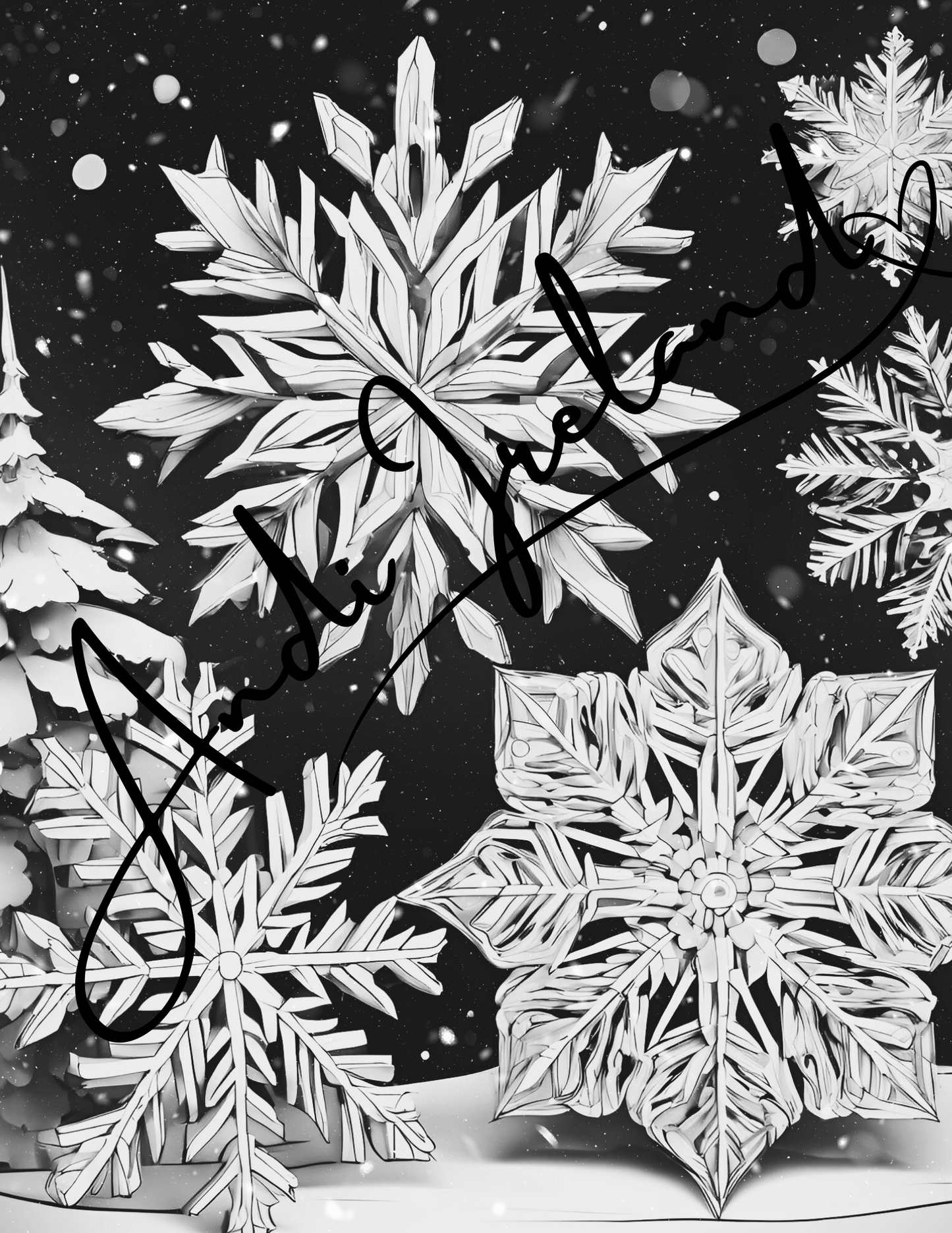 Winter Snowflakes Coloring Pages | PDF Download