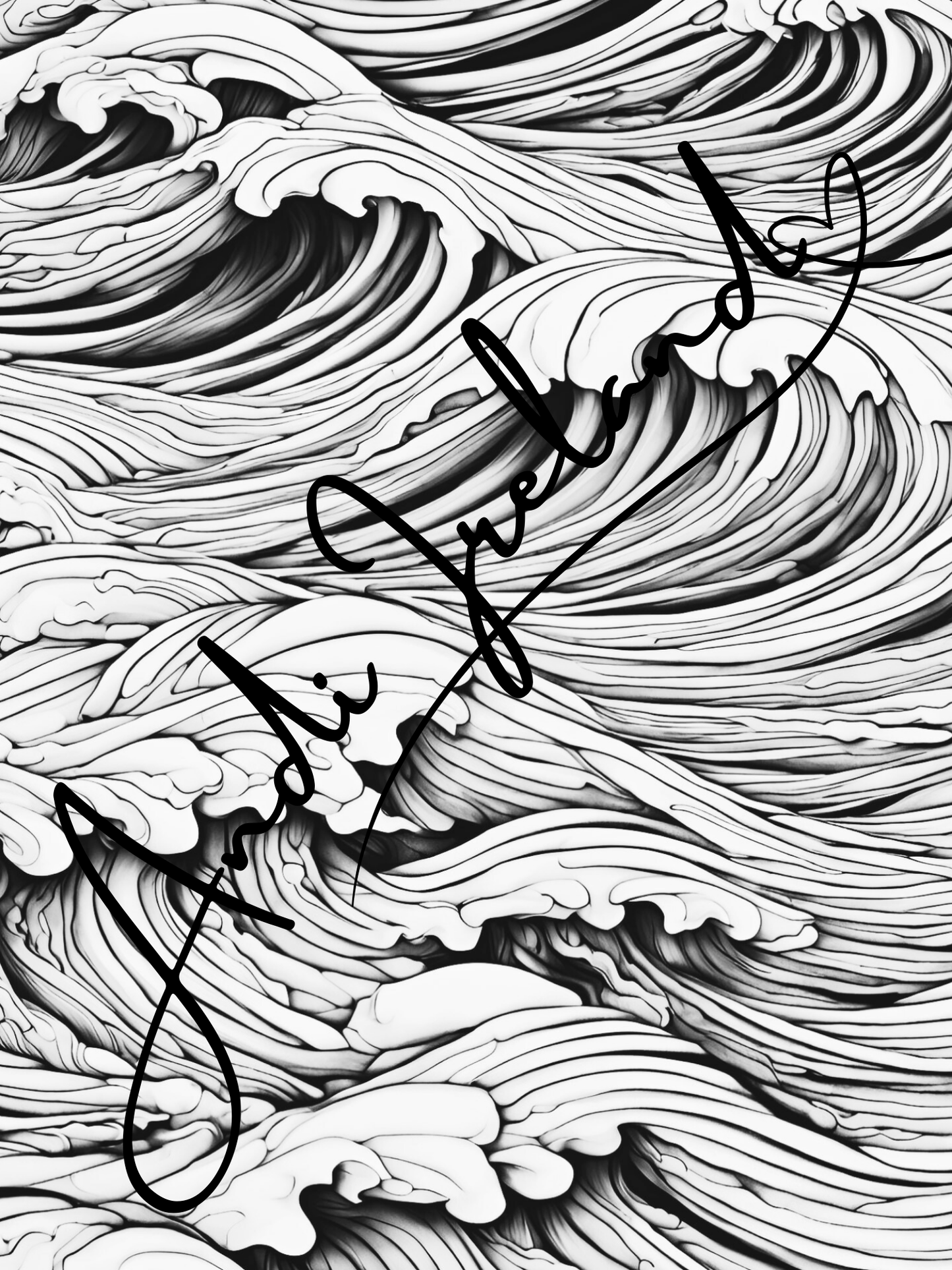 Ocean Waves Patterns Coloring Pages | PDF Download