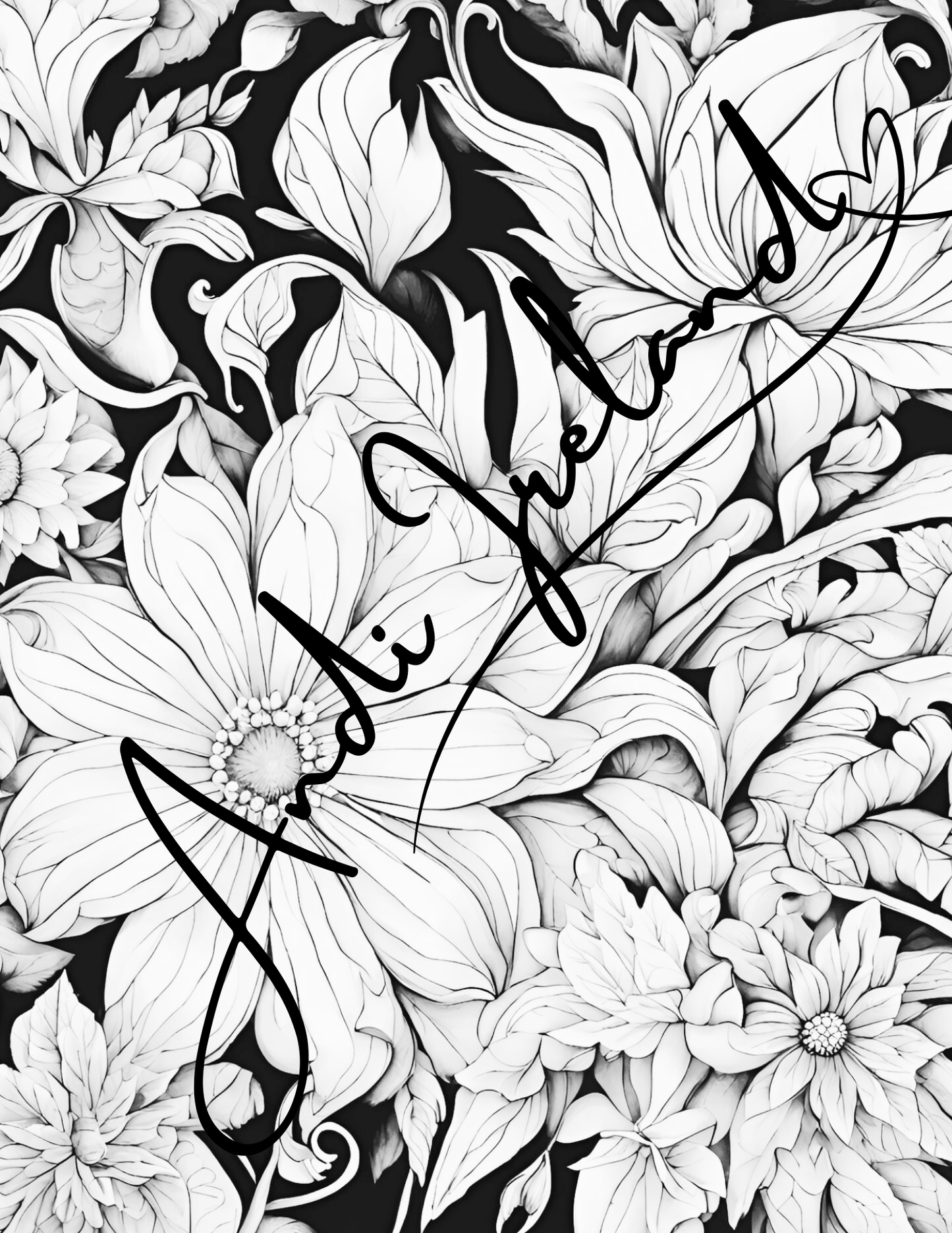 Floral Explosion Abstract Patterns Coloring Pages | PDF Download