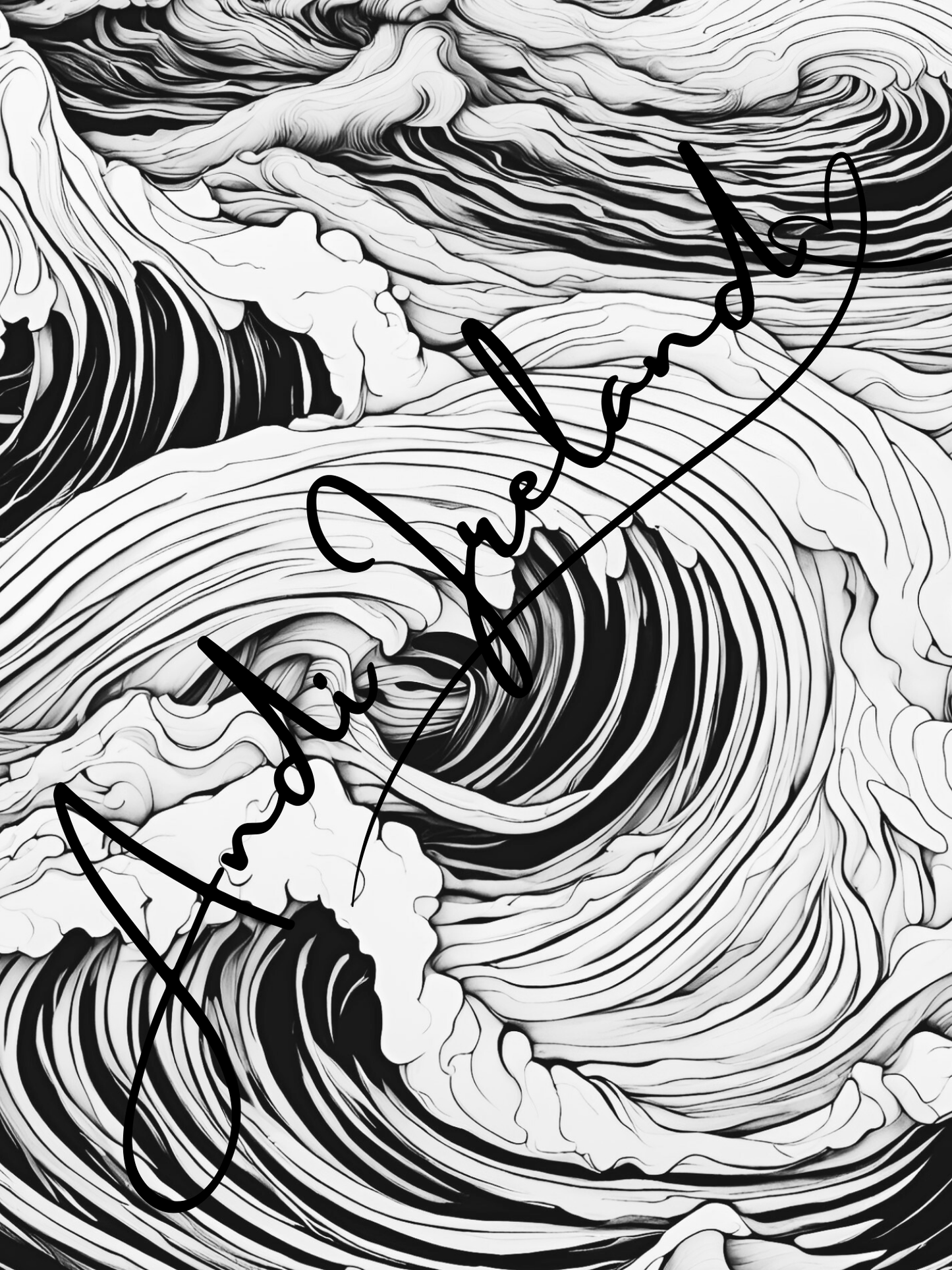 Ocean Waves Patterns Coloring Pages | PDF Download