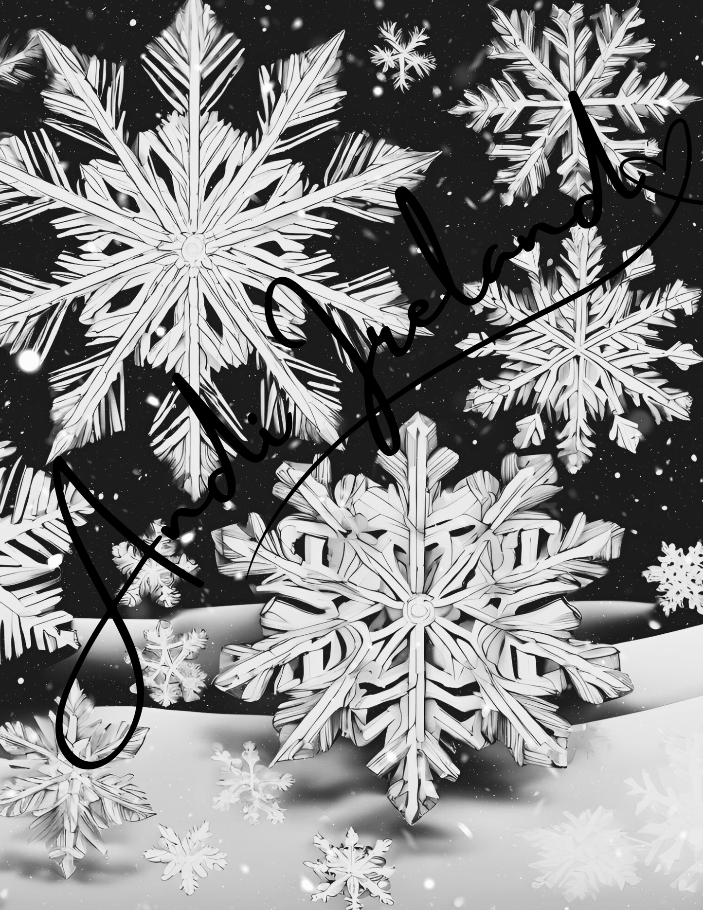 Winter Snowflakes Coloring Pages | PDF Download