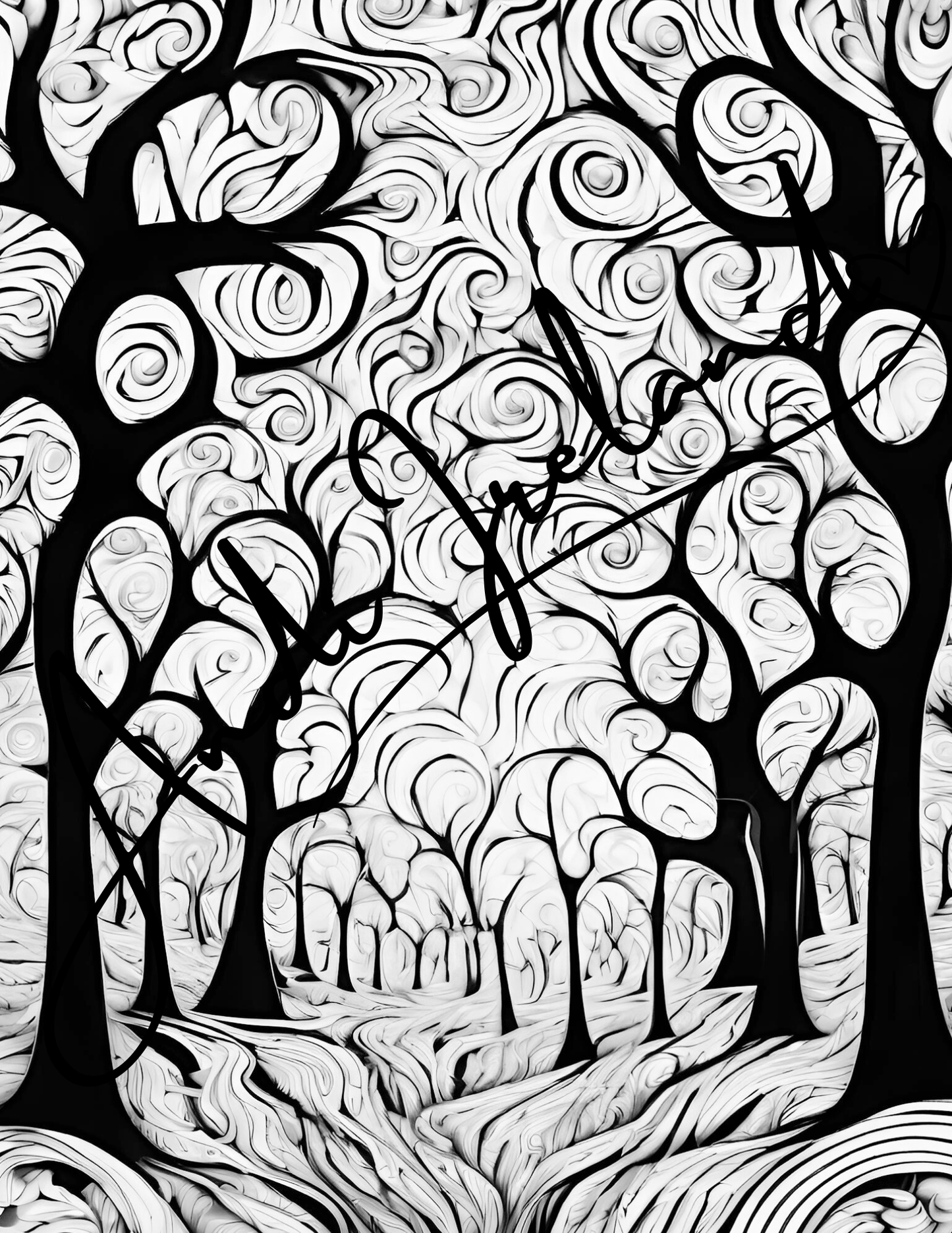 Into The Woods Trees Coloring Pages | PDF Download