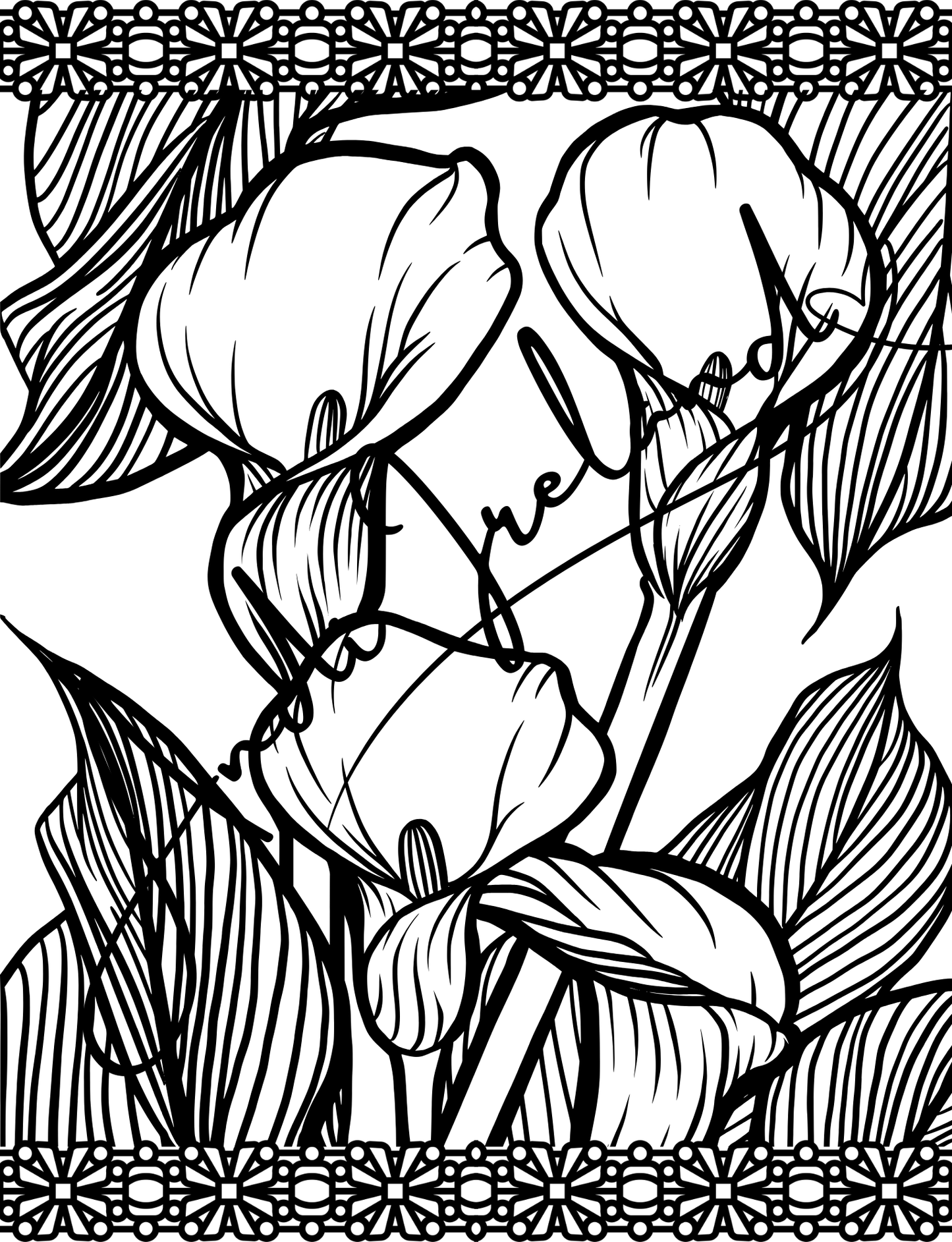 MindSpace Creatives Adult Coloring Book: Florals