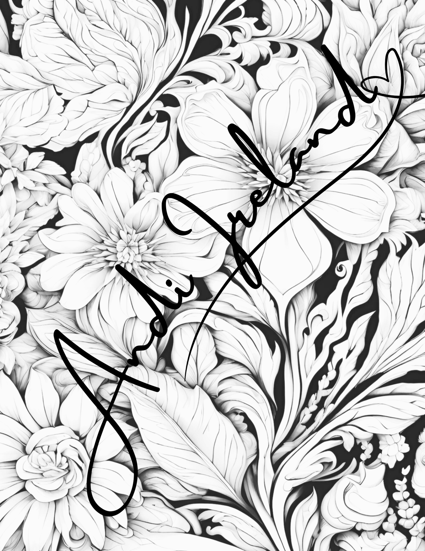 Floral Explosion Abstract Patterns Coloring Pages | PDF Download