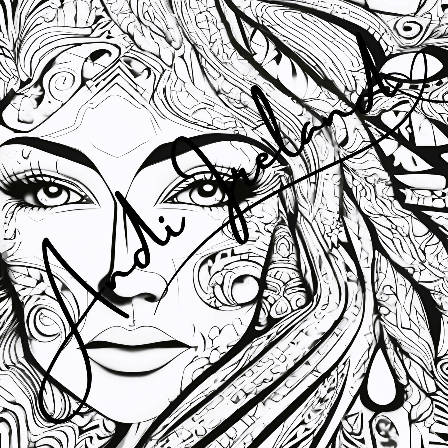 MindSpace Creatives: Adult Coloring Book Goddess