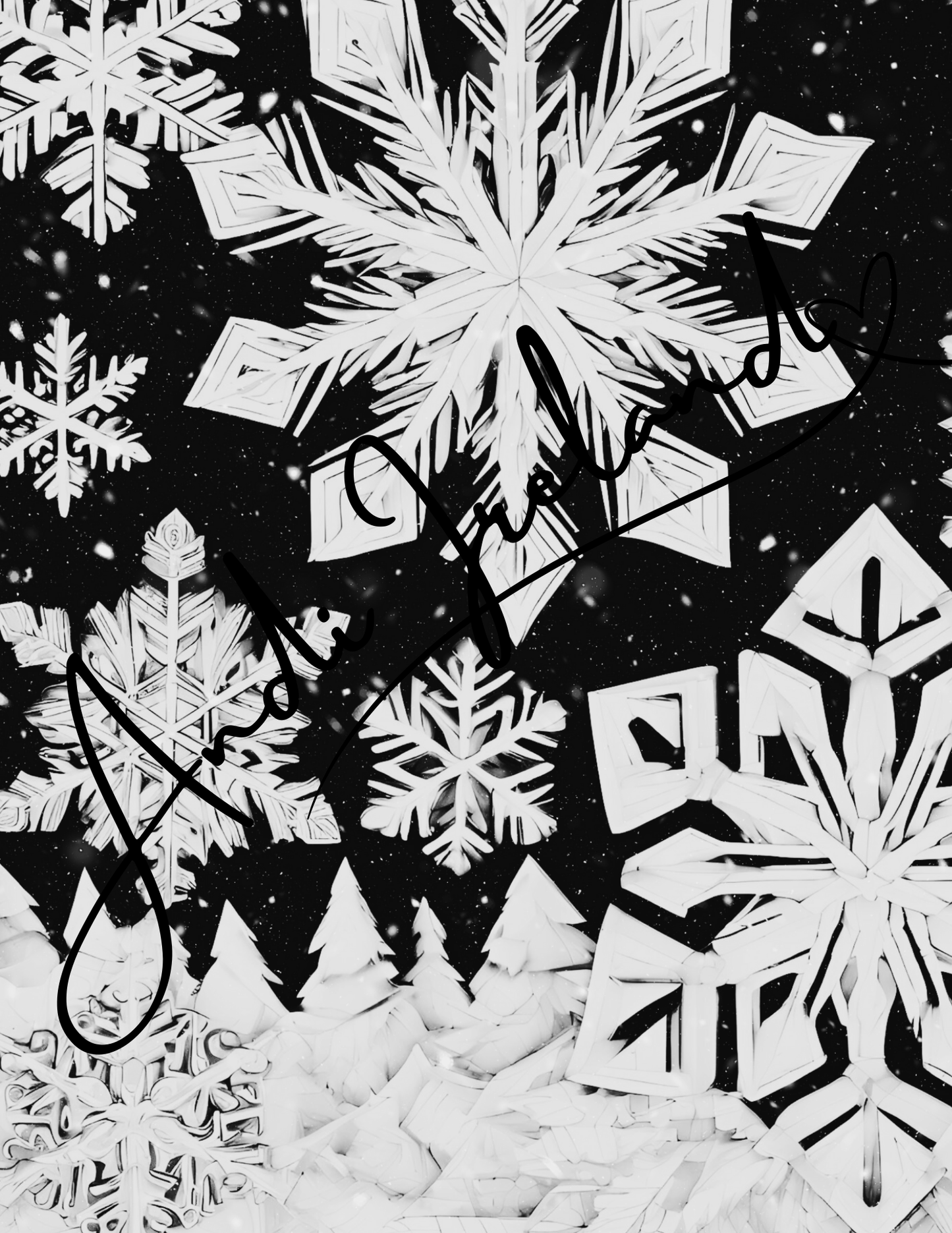 MindSpace Creatives: Adult Coloring Book Snowflake Magic