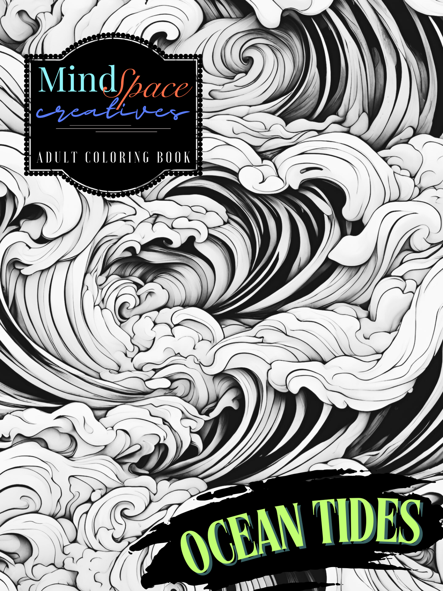 Ocean Waves Patterns Coloring Pages | PDF Download