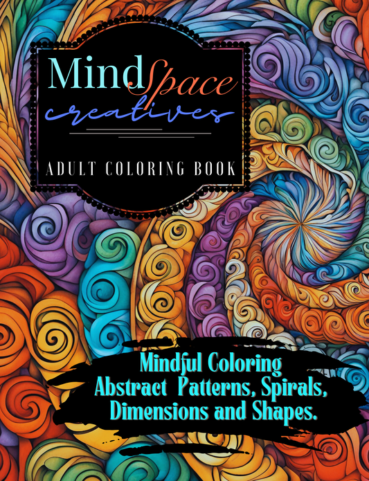 Abstract Swirls Coloring Pages | PDF Download