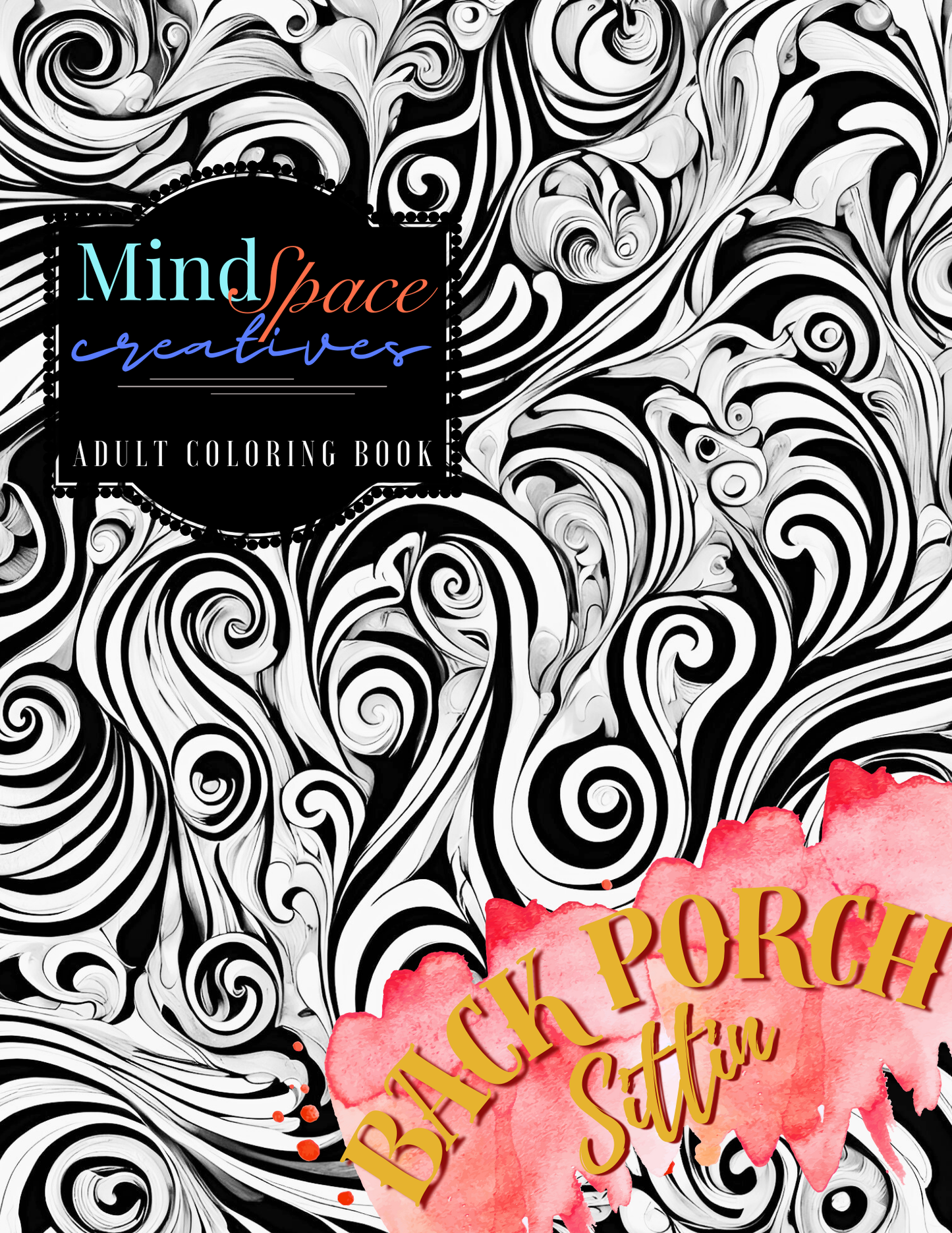 Back Porch Sittin Abstract Patterns Coloring Pages | PDF Download