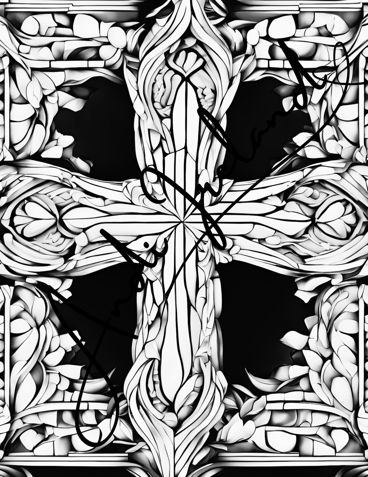 Crossroads Abstract Cross Patterns Coloring Pages | PDF Download