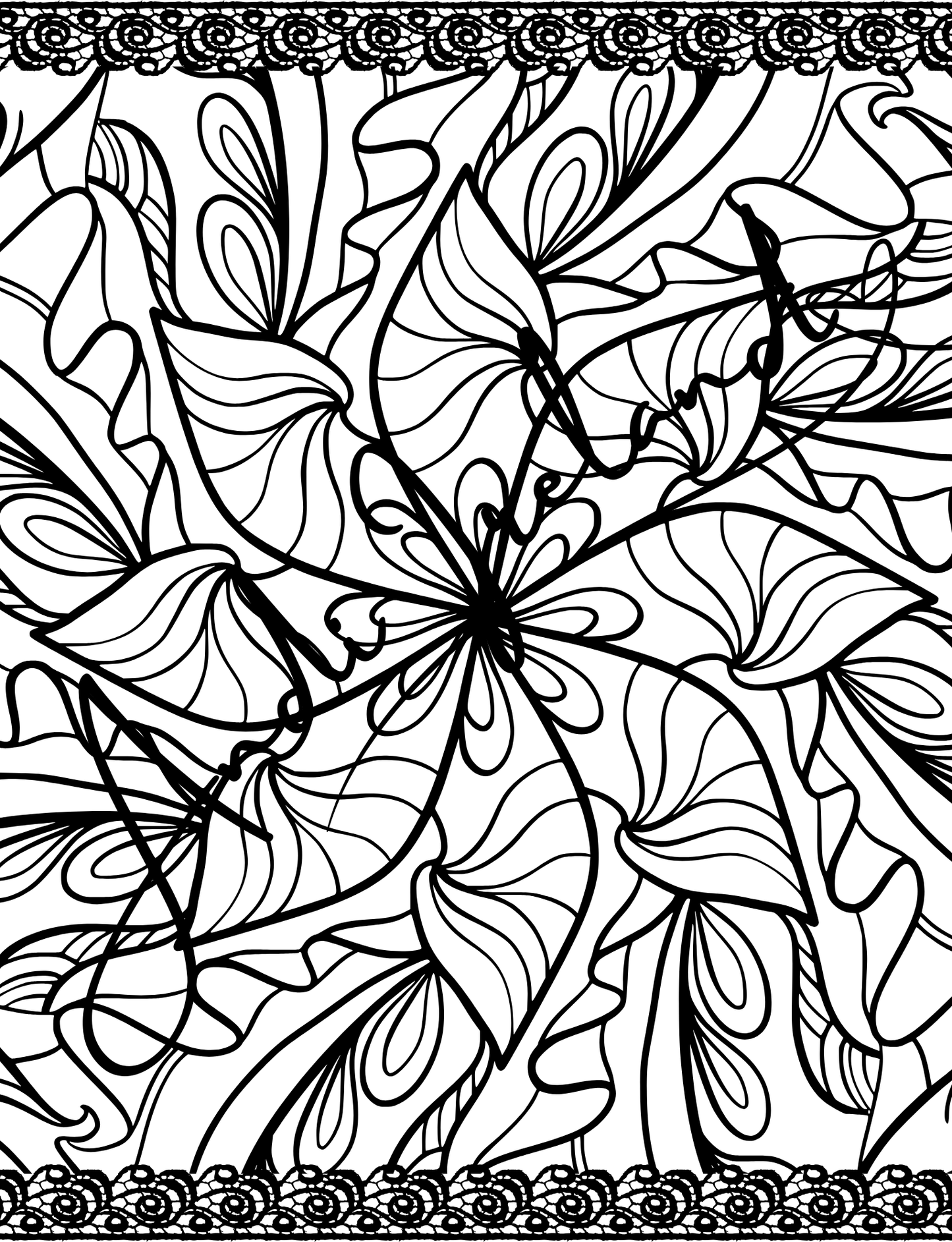 MindSpace Creatives Adult Coloring Book: Florals