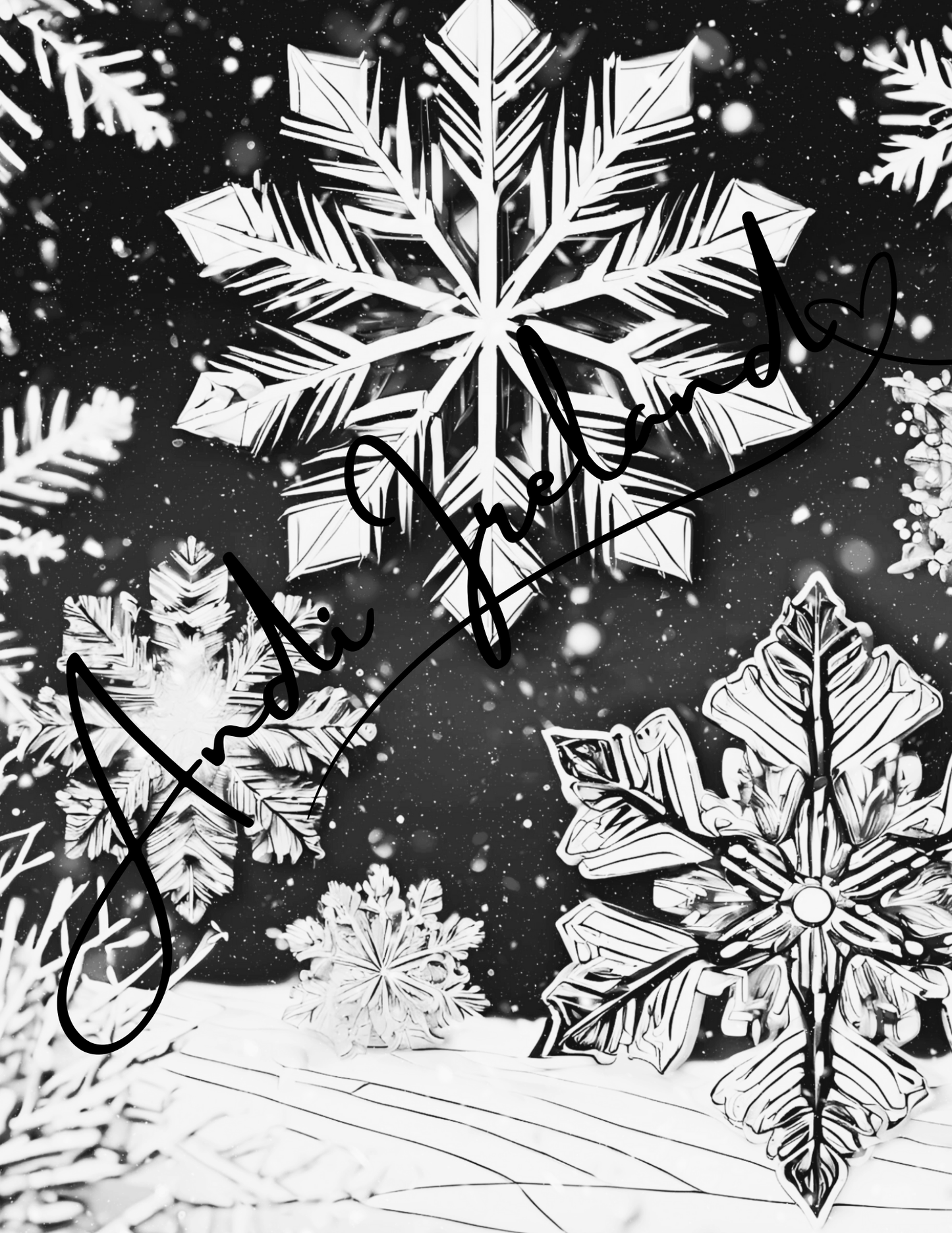 MindSpace Creatives: Adult Coloring Book Snowflake Magic