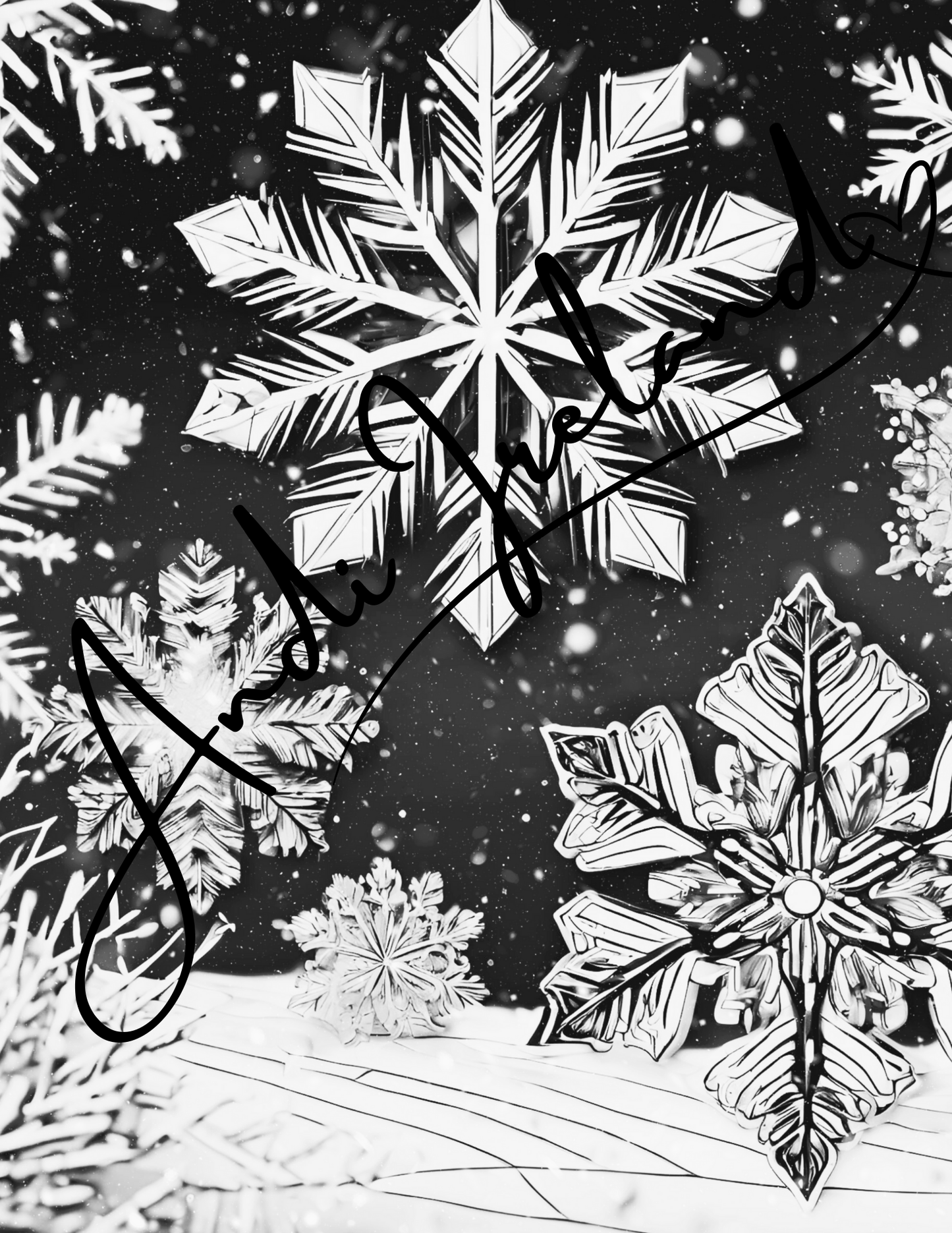 Winter Snowflakes Coloring Pages | PDF Download