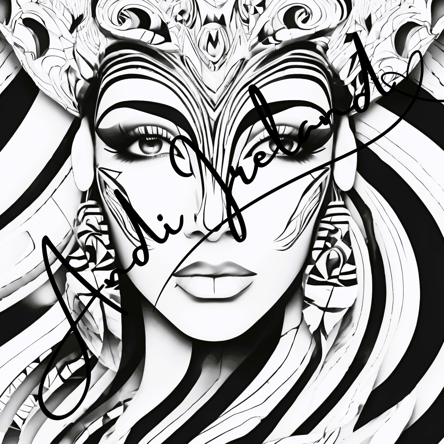 MindSpace Creatives: Adult Coloring Book Goddess