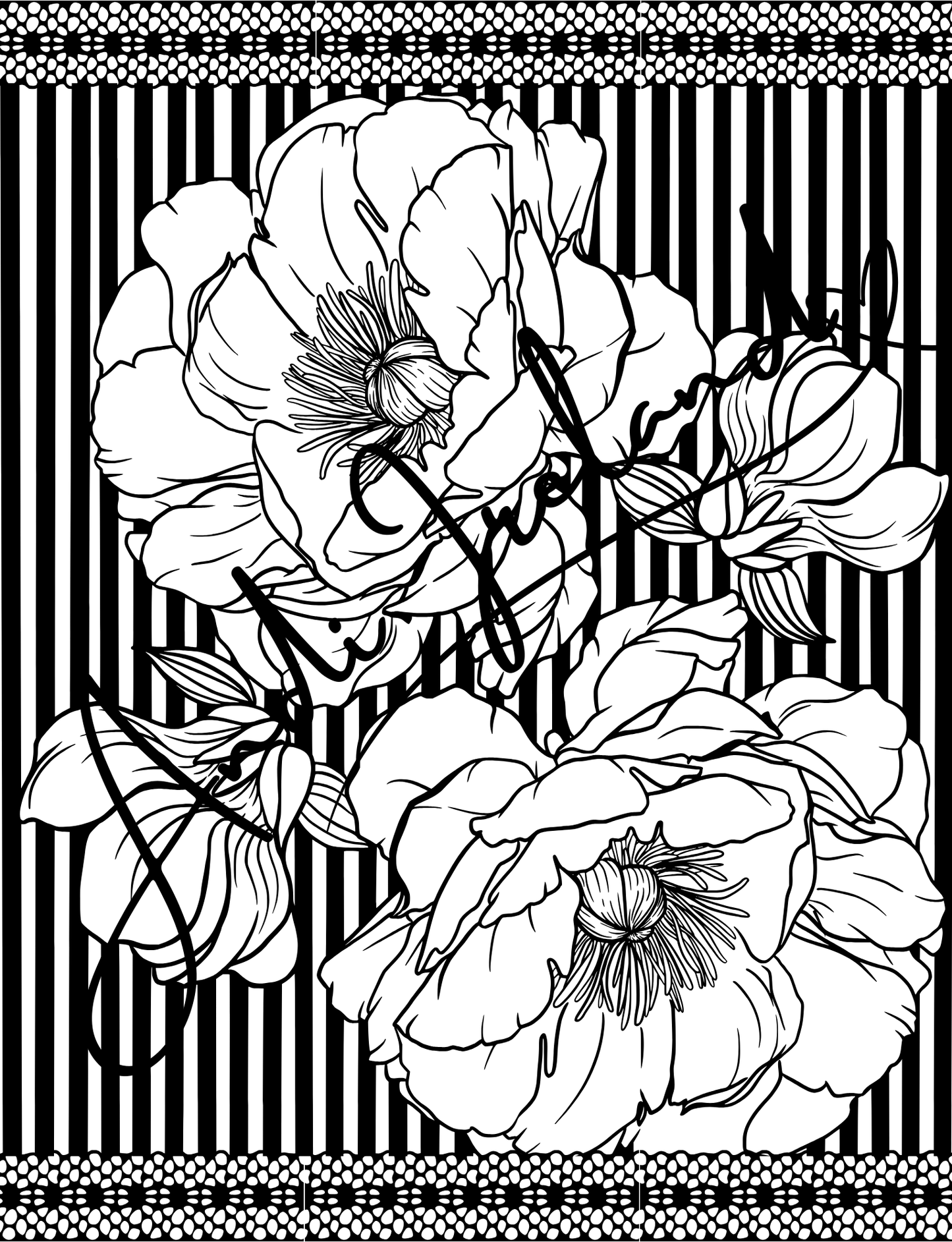 MindSpace Creatives Adult Coloring Book: Florals