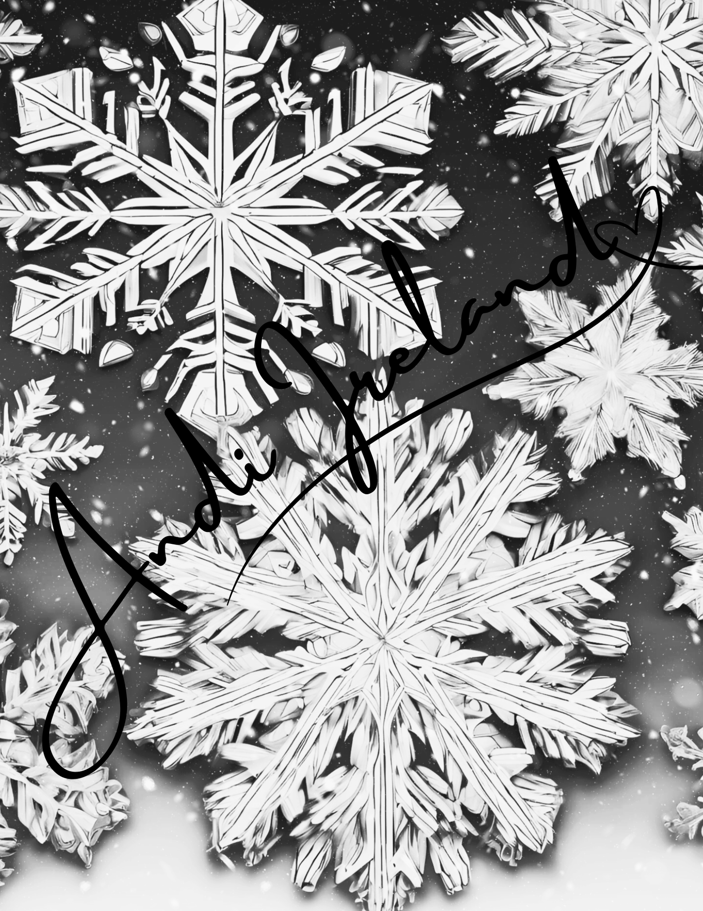 MindSpace Creatives: Adult Coloring Book Snowflake Magic