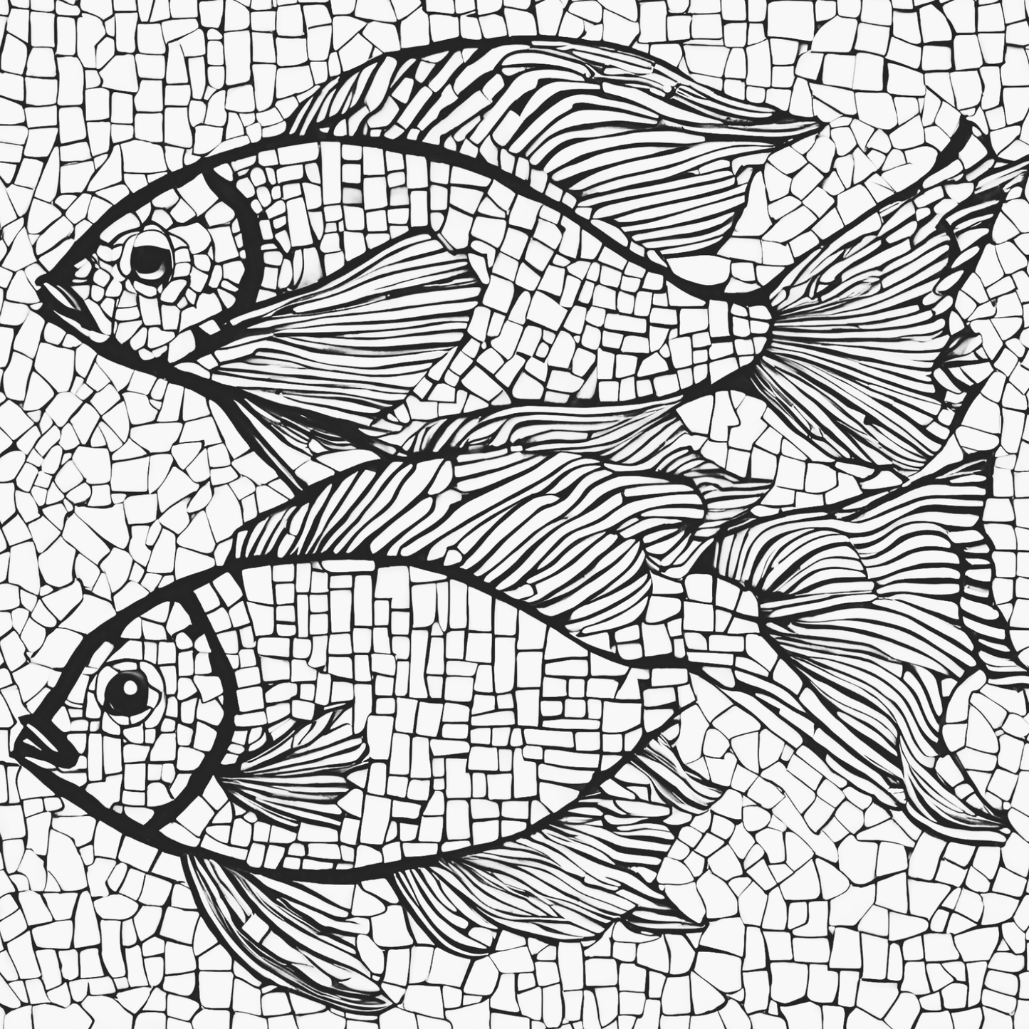 MindSpace Creatives Adult Coloring Book: Creative Coloring Fish Patterns