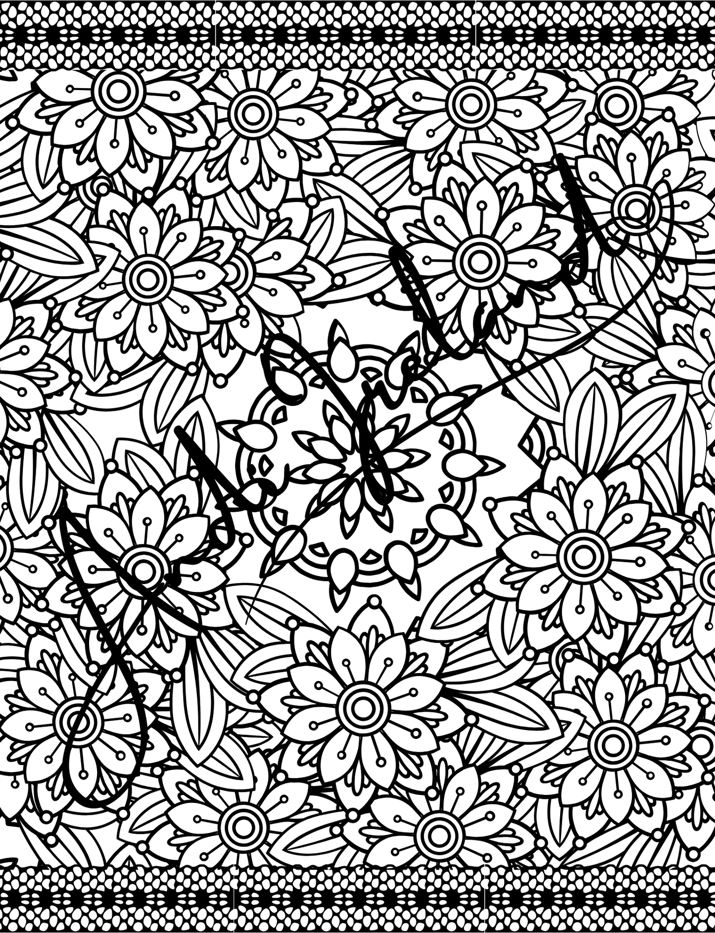 MindSpace Creatives Adult Coloring Book: Florals