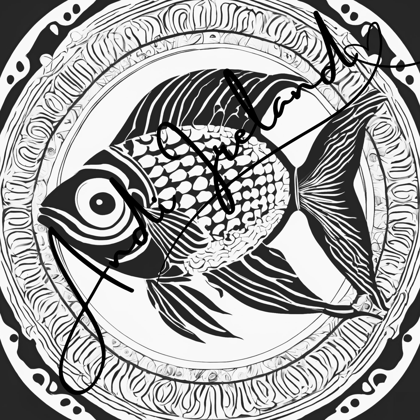 MindSpace Creatives Adult Coloring Book: Creative Coloring Fish Patterns